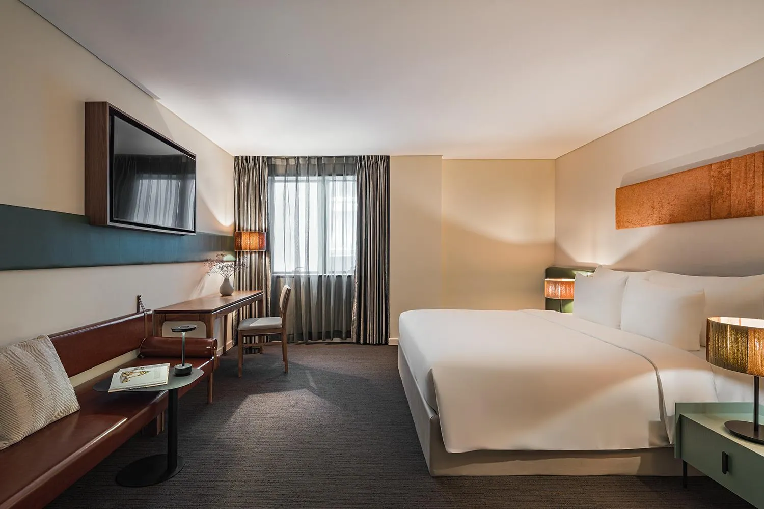 Bedroom, Bed in Signature by M Village Thợ Nhuộm