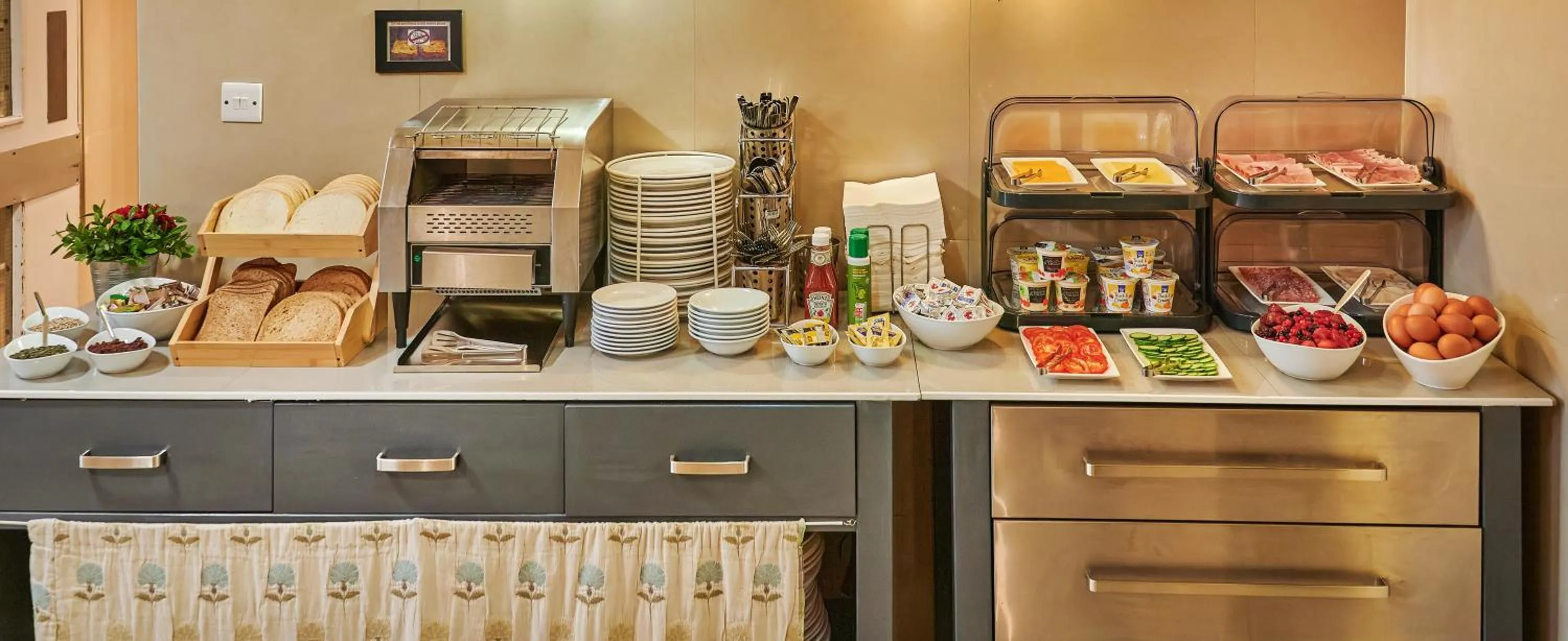 Breakfast in Huttons Hotel, Victoria London