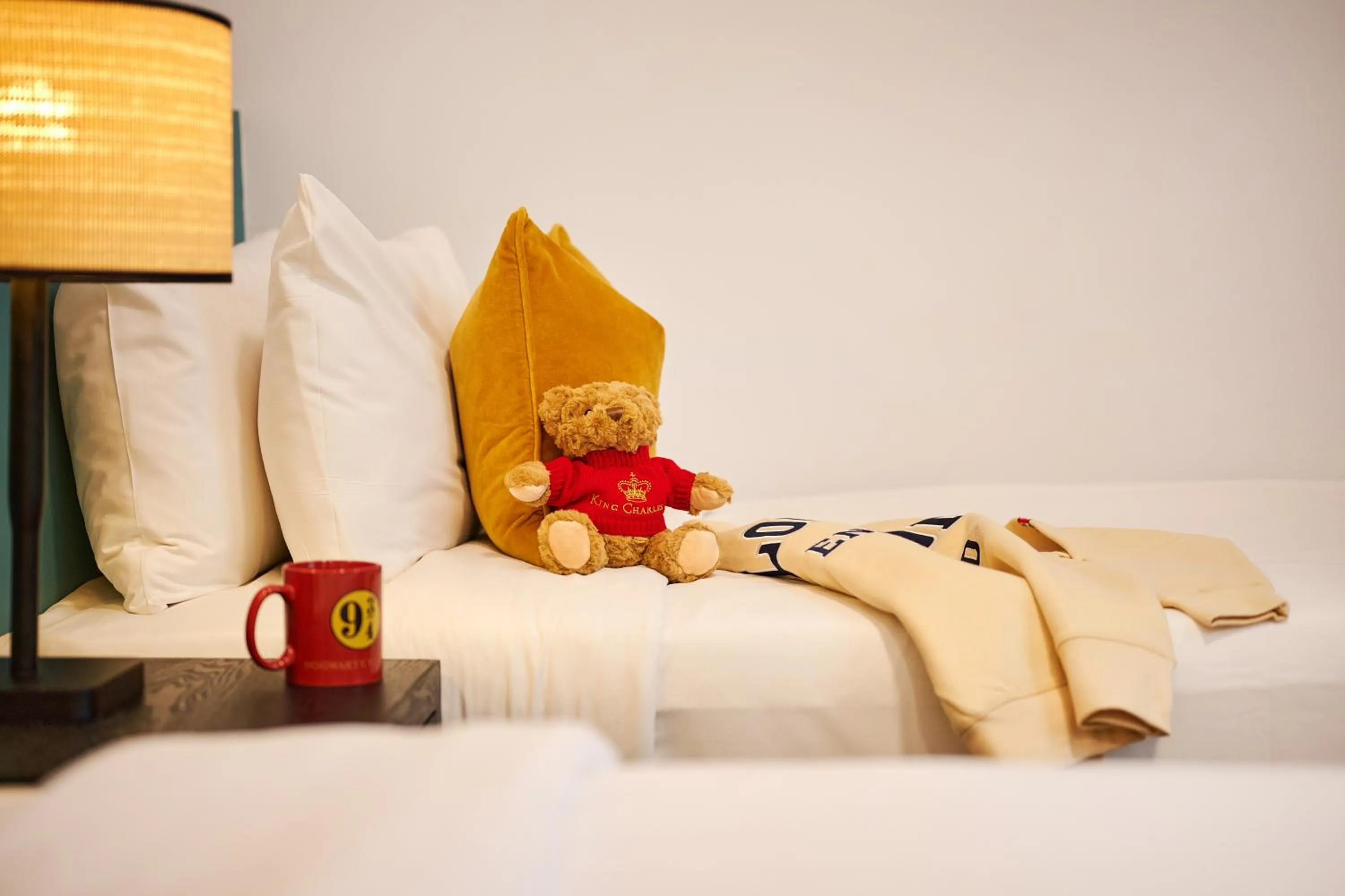 Bed in Huttons Hotel, Victoria London