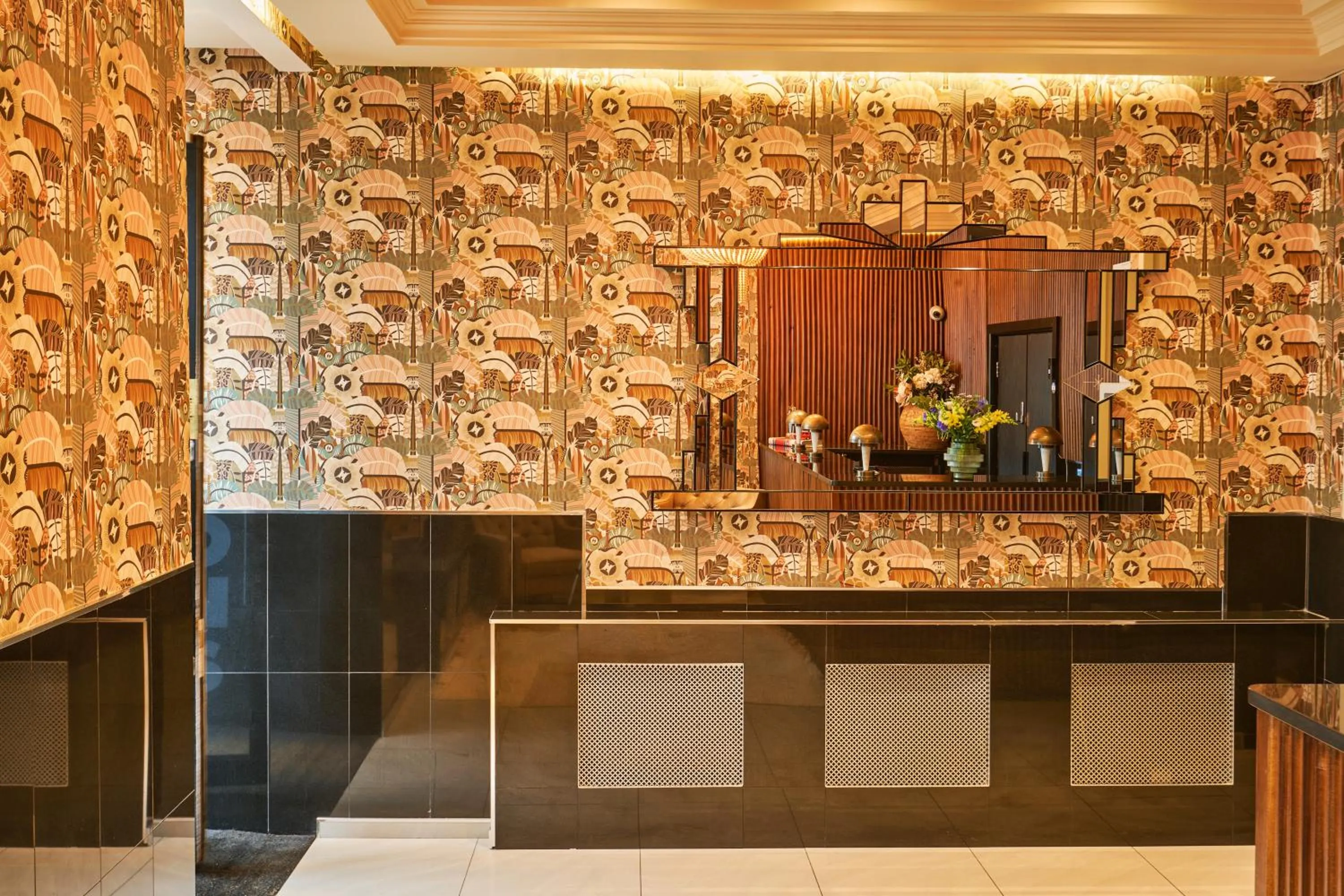 Lobby or reception in Huttons Hotel, Victoria London