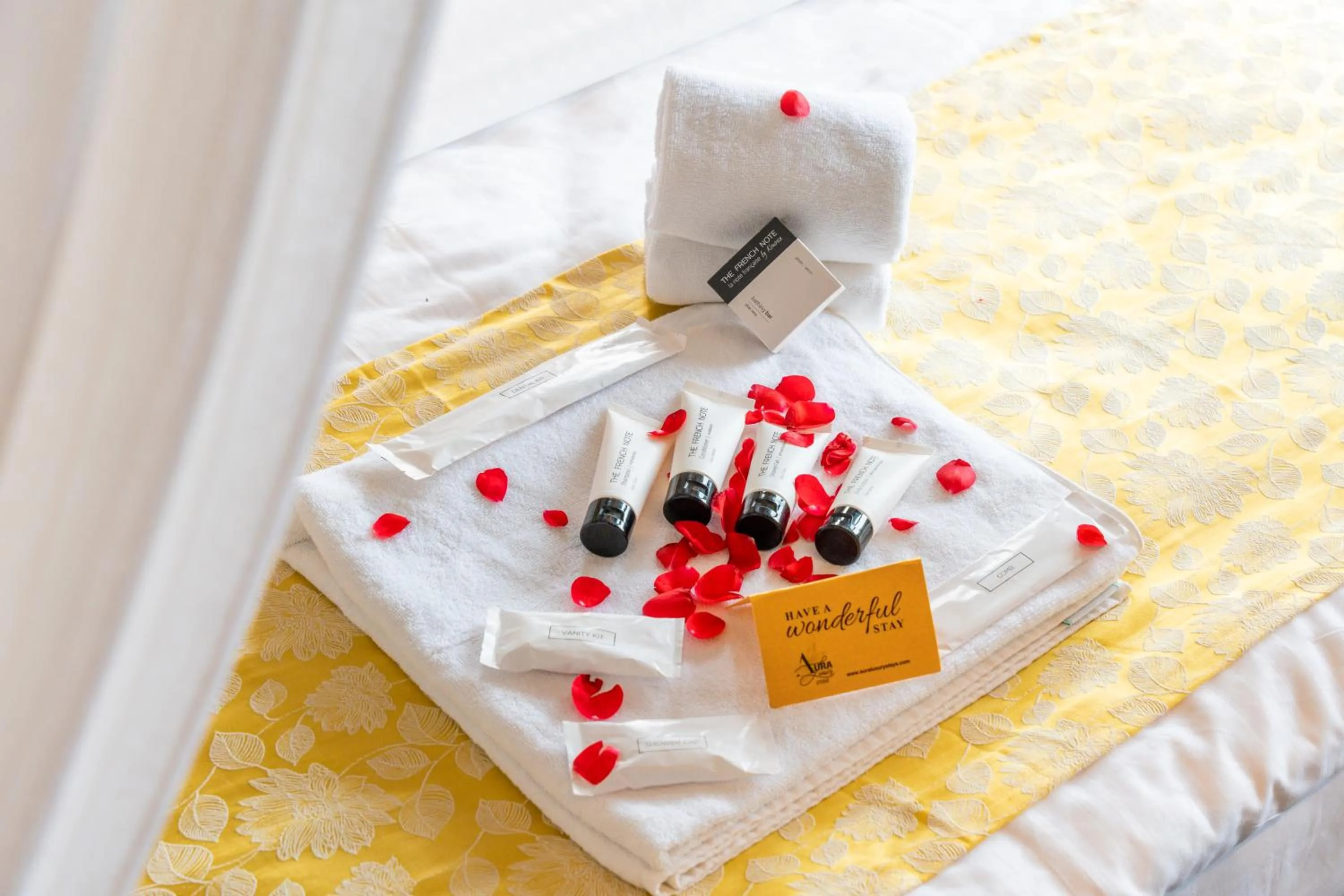 Bed in Aura luxury Stays