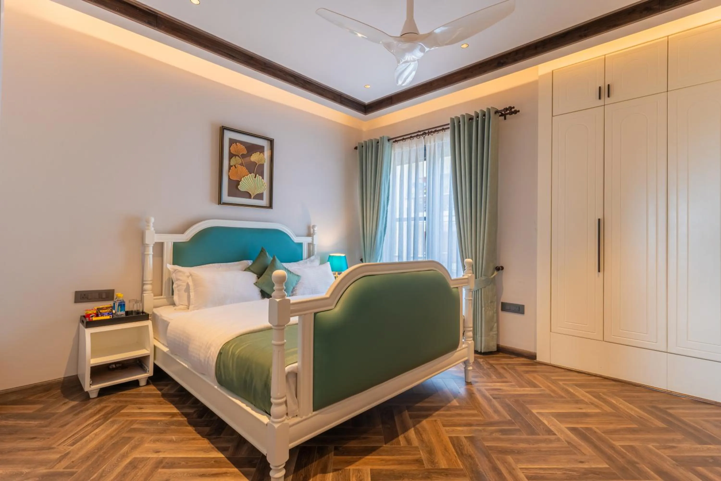 Bedroom, Bed in Aura luxury Stays