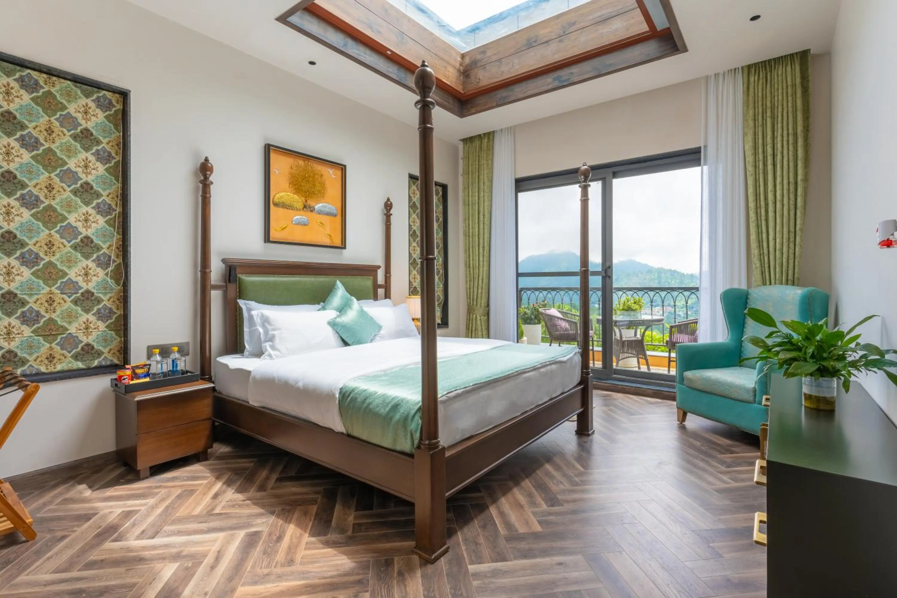 Bedroom, Bed in Aura luxury Stays