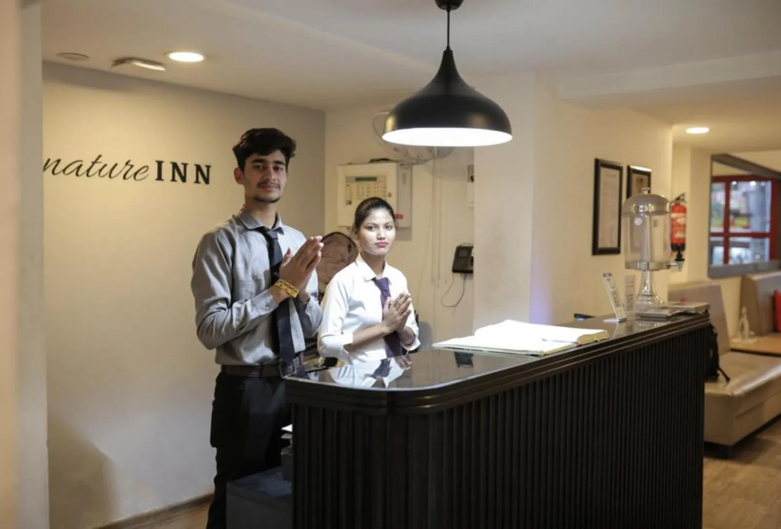 Lobby or reception in Hotel Signature, Nagpur