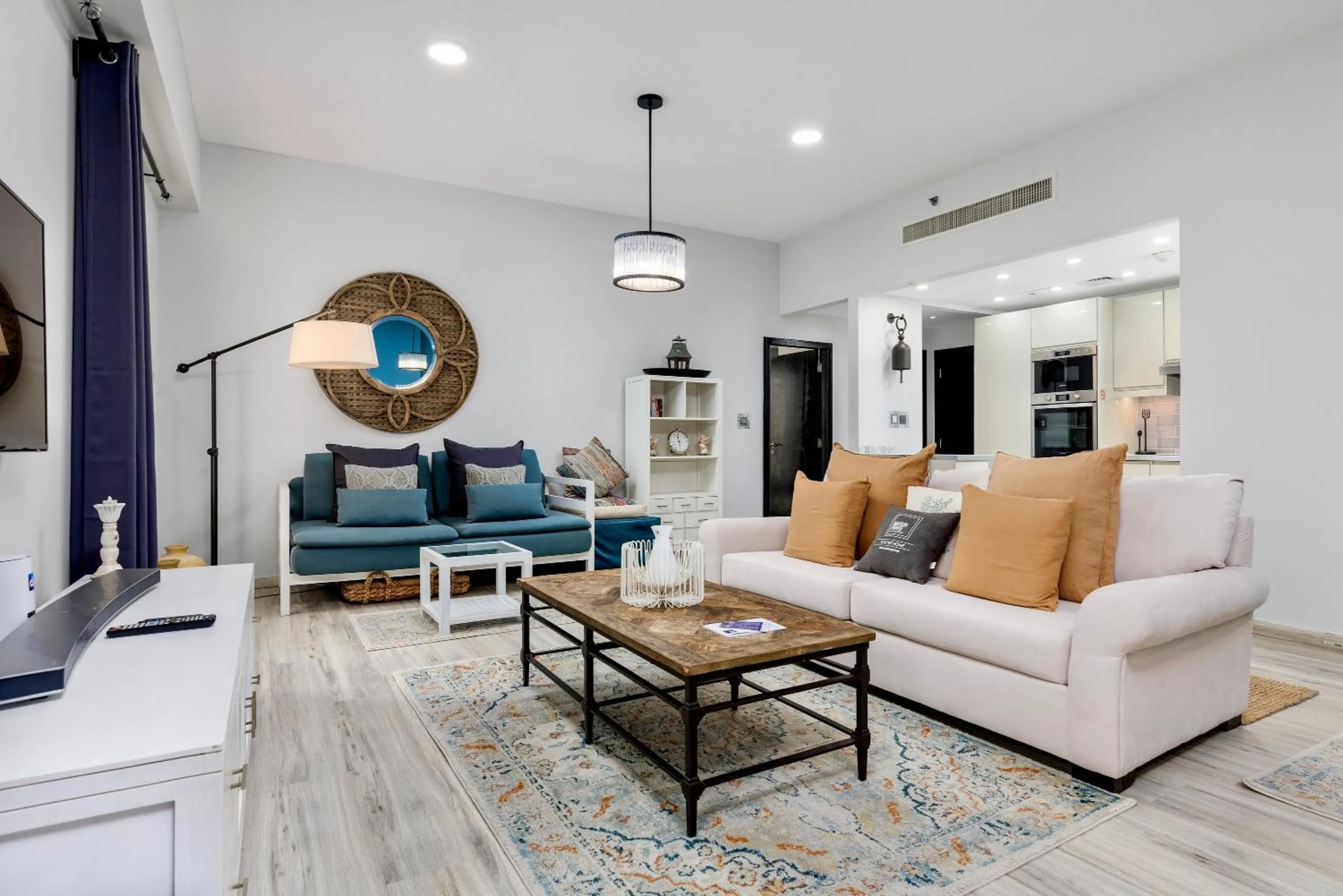 TV and multimedia in Maison Privee - Serene & Luxury Retreat in the Heart of JBR Beach