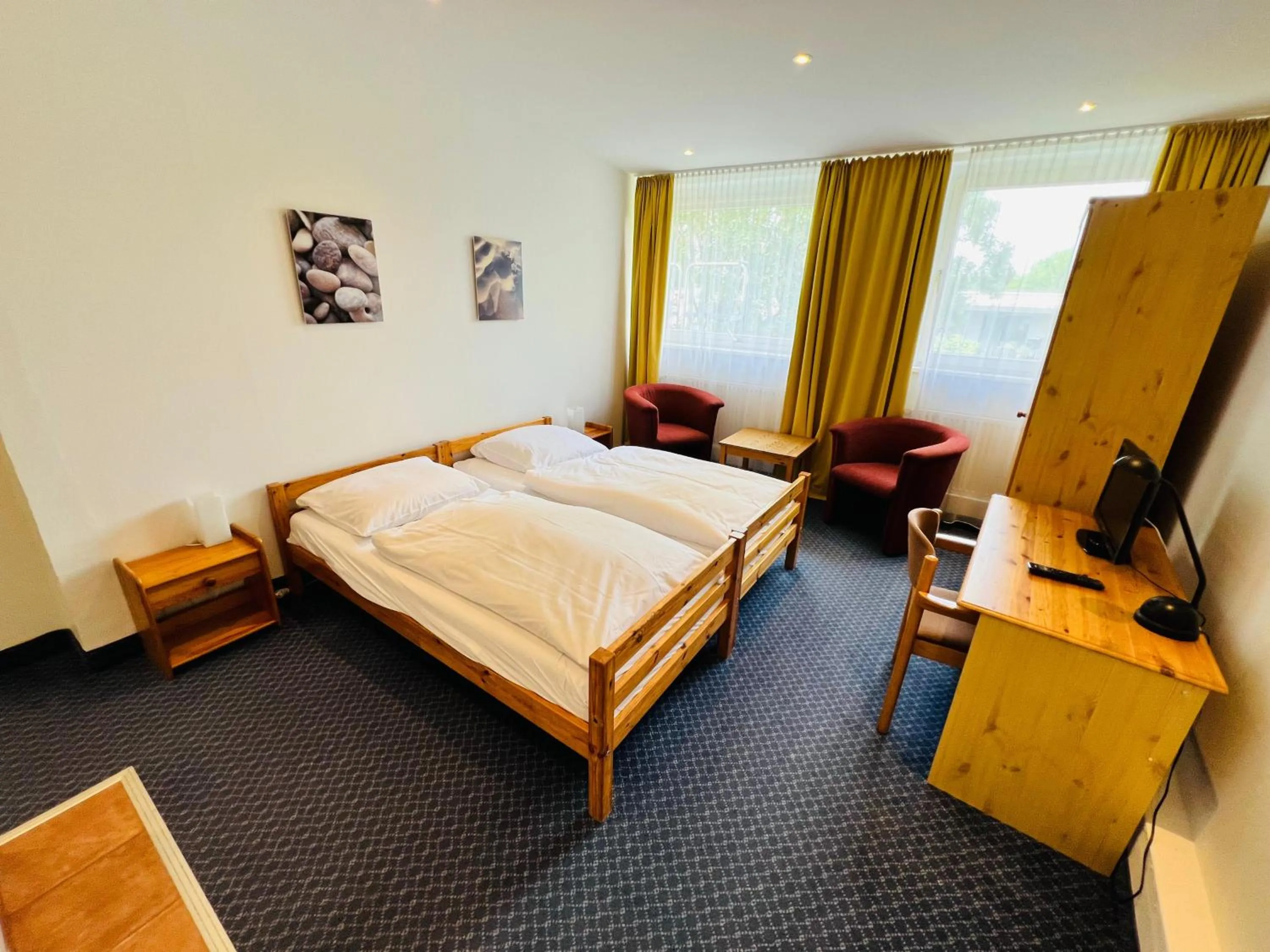 Bedroom, Bed in City Apartment Hotel Hamburg