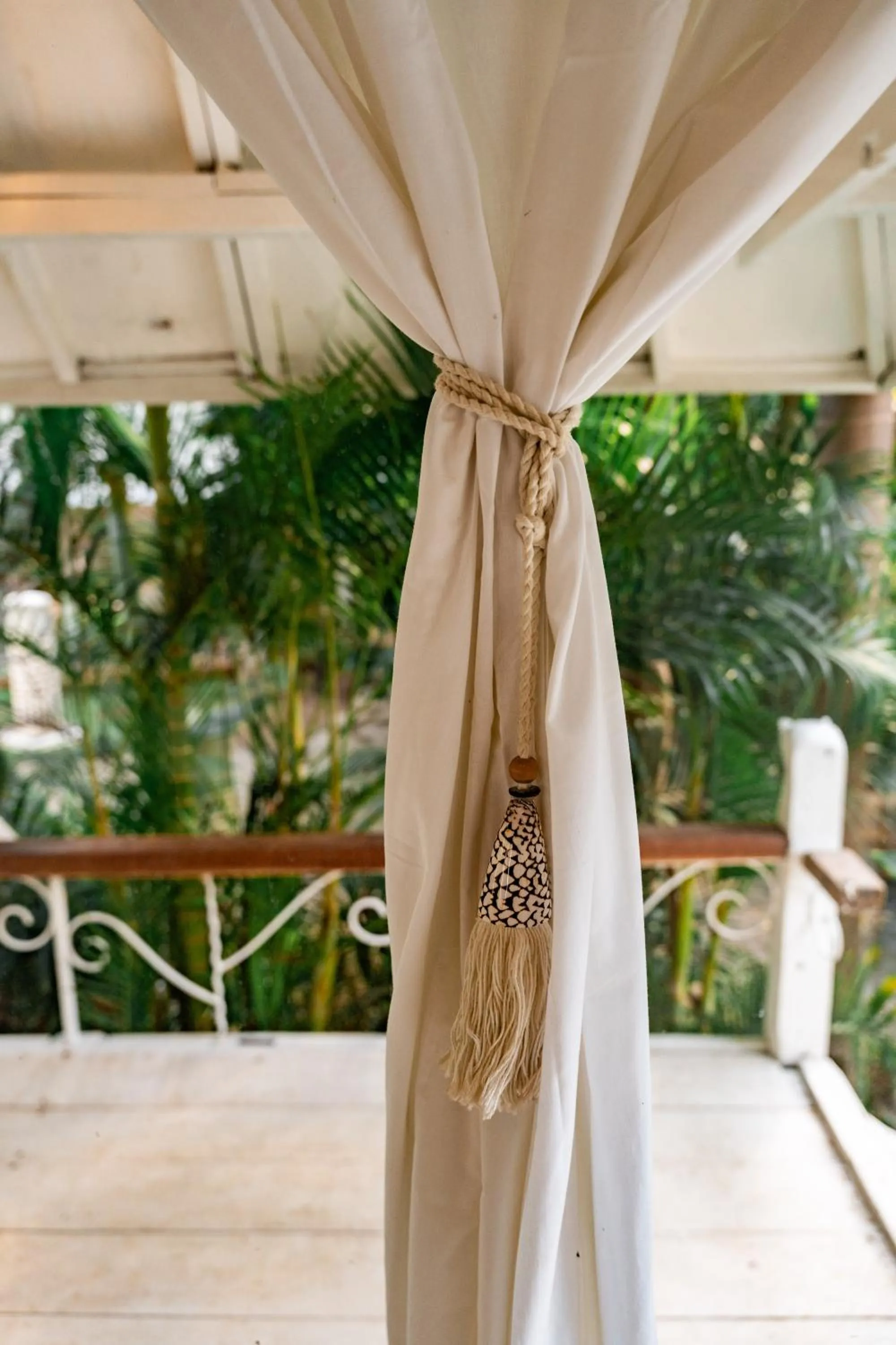 Garden view in La Santa Rosa