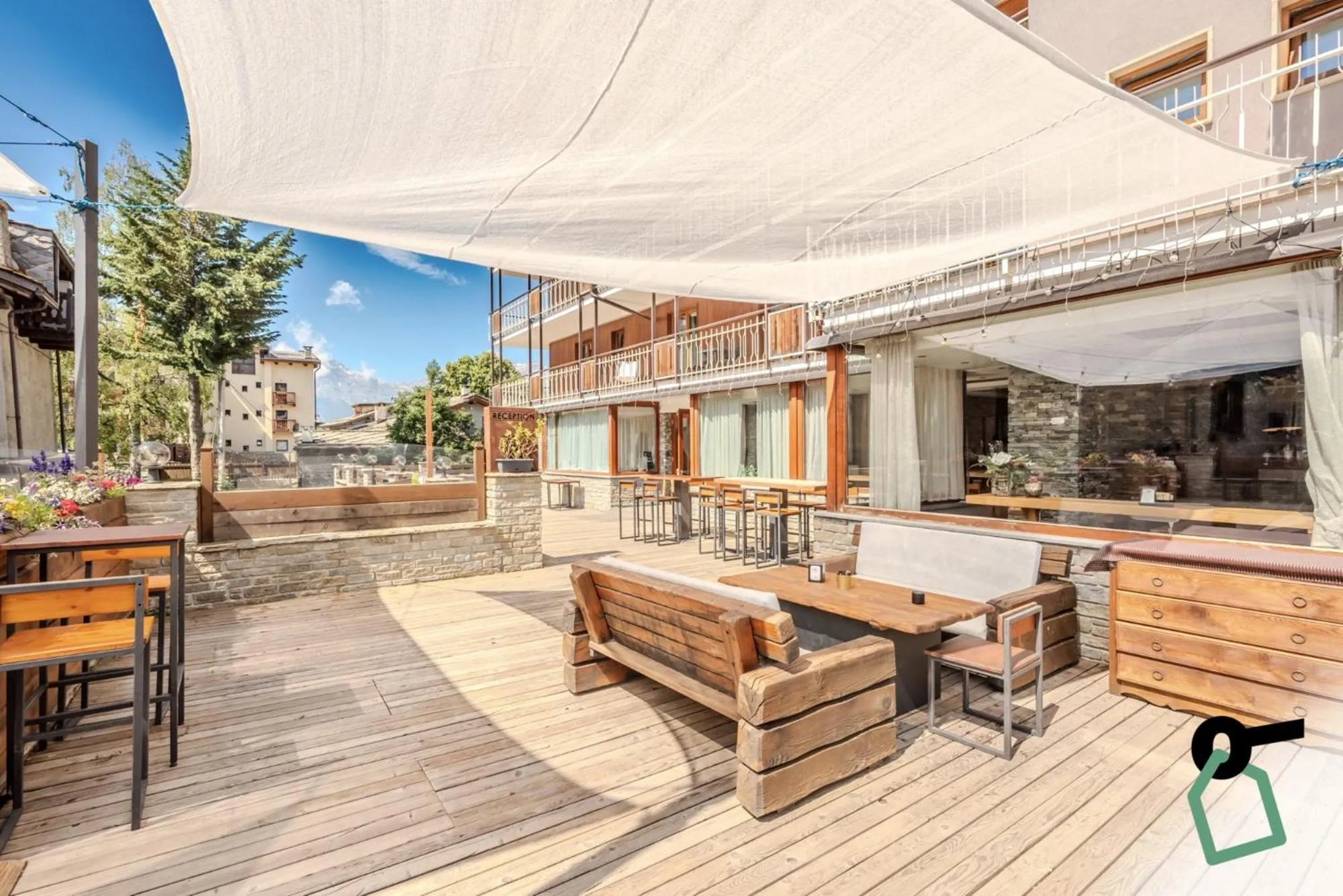 Balcony/Terrace in Hotiday Room Collection - Sauze Assietta