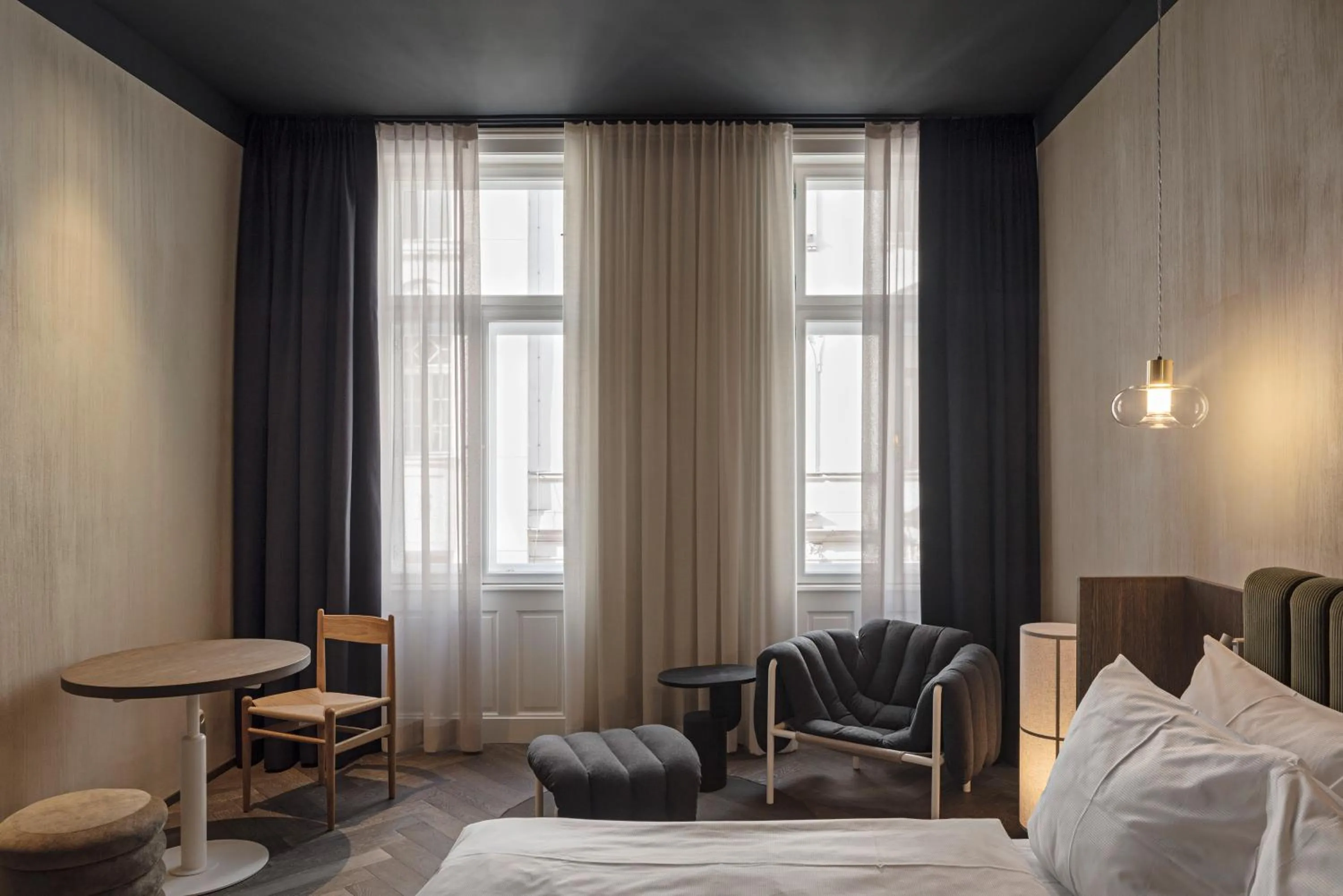 Living room, Bed in Rooms by Wolfensson - Boutique Hotel