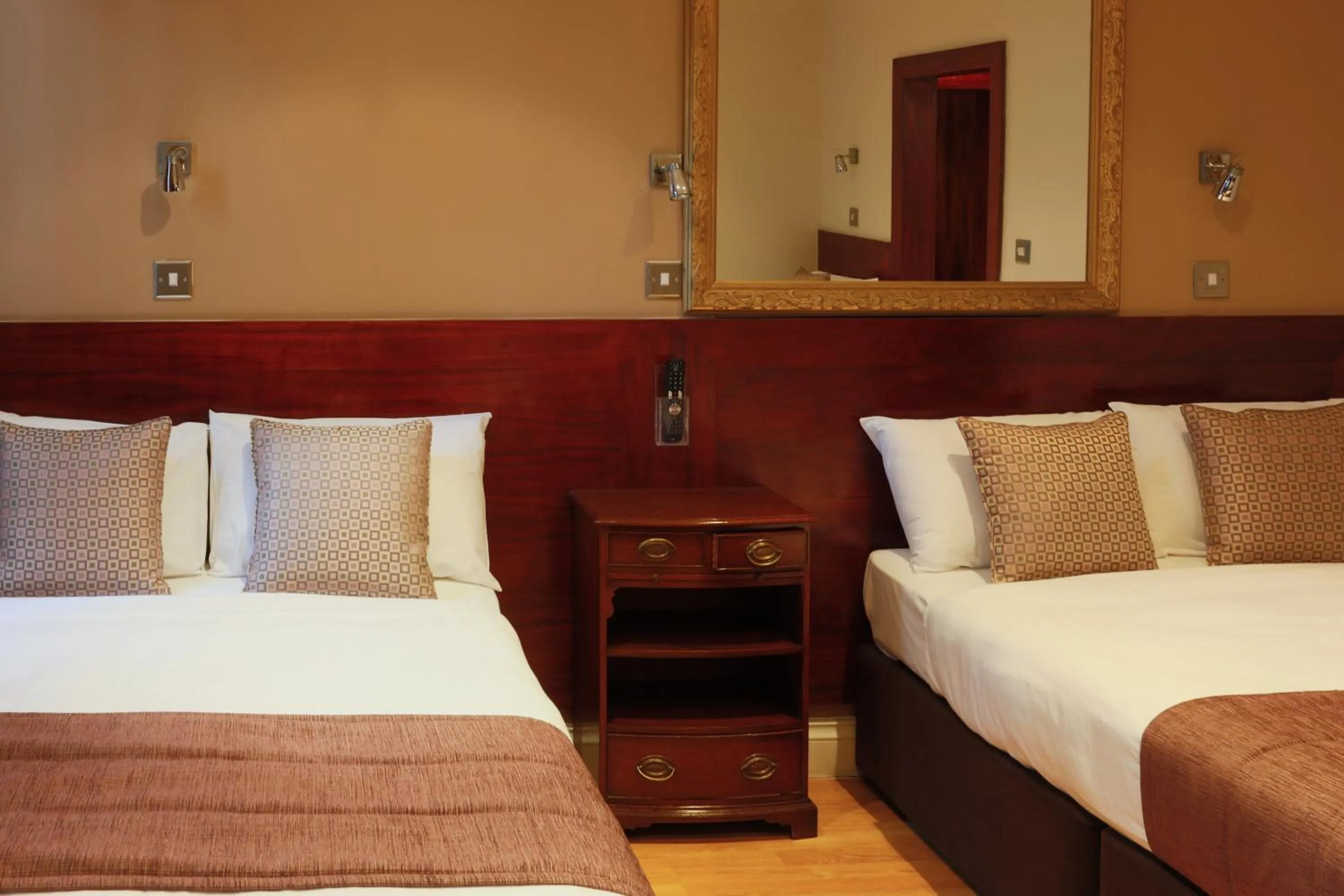 Decorative detail, Bed in Garden View Hotel