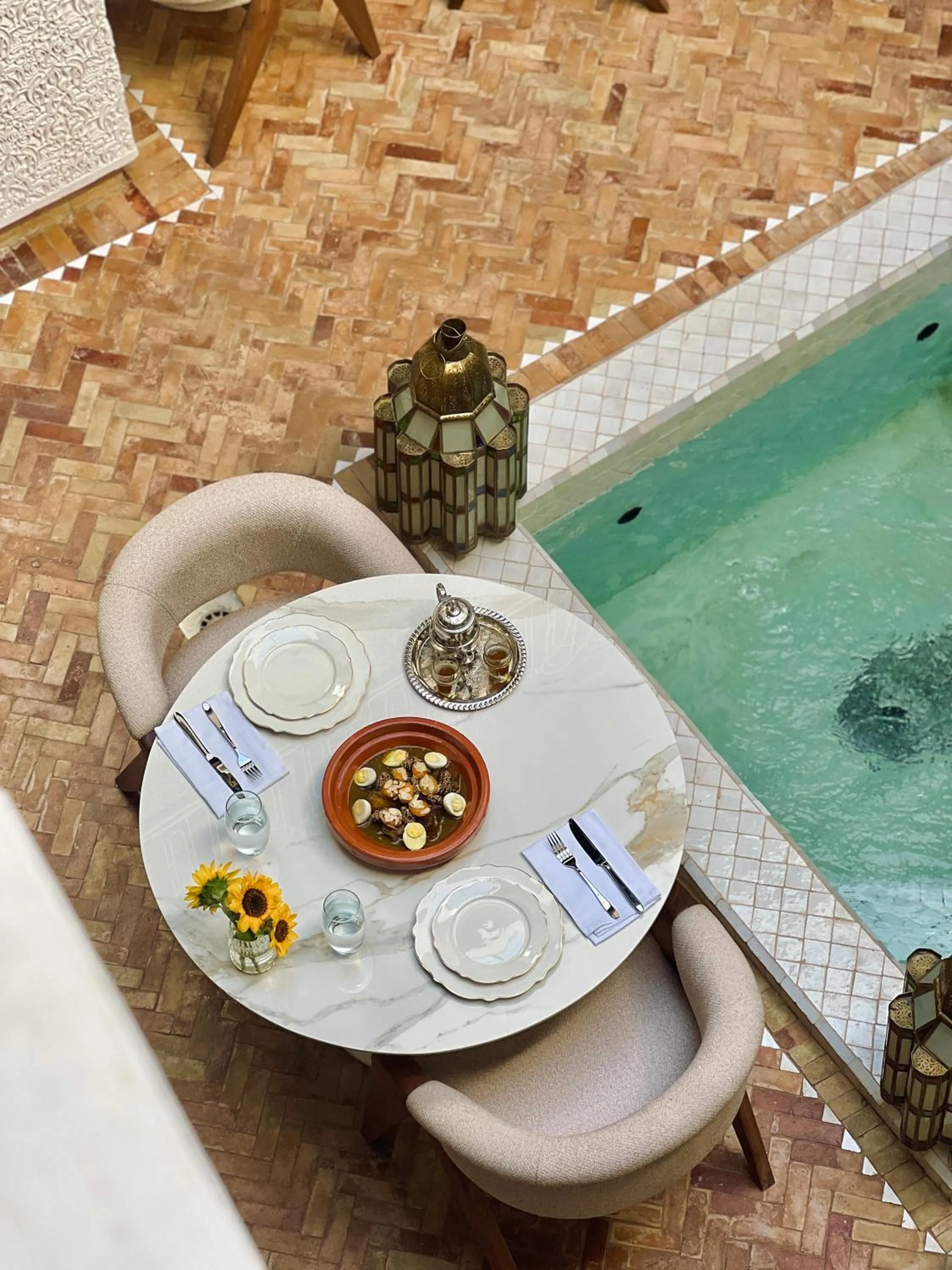Patio in Riad El Khaeir - Piscine, Hamam & Spa