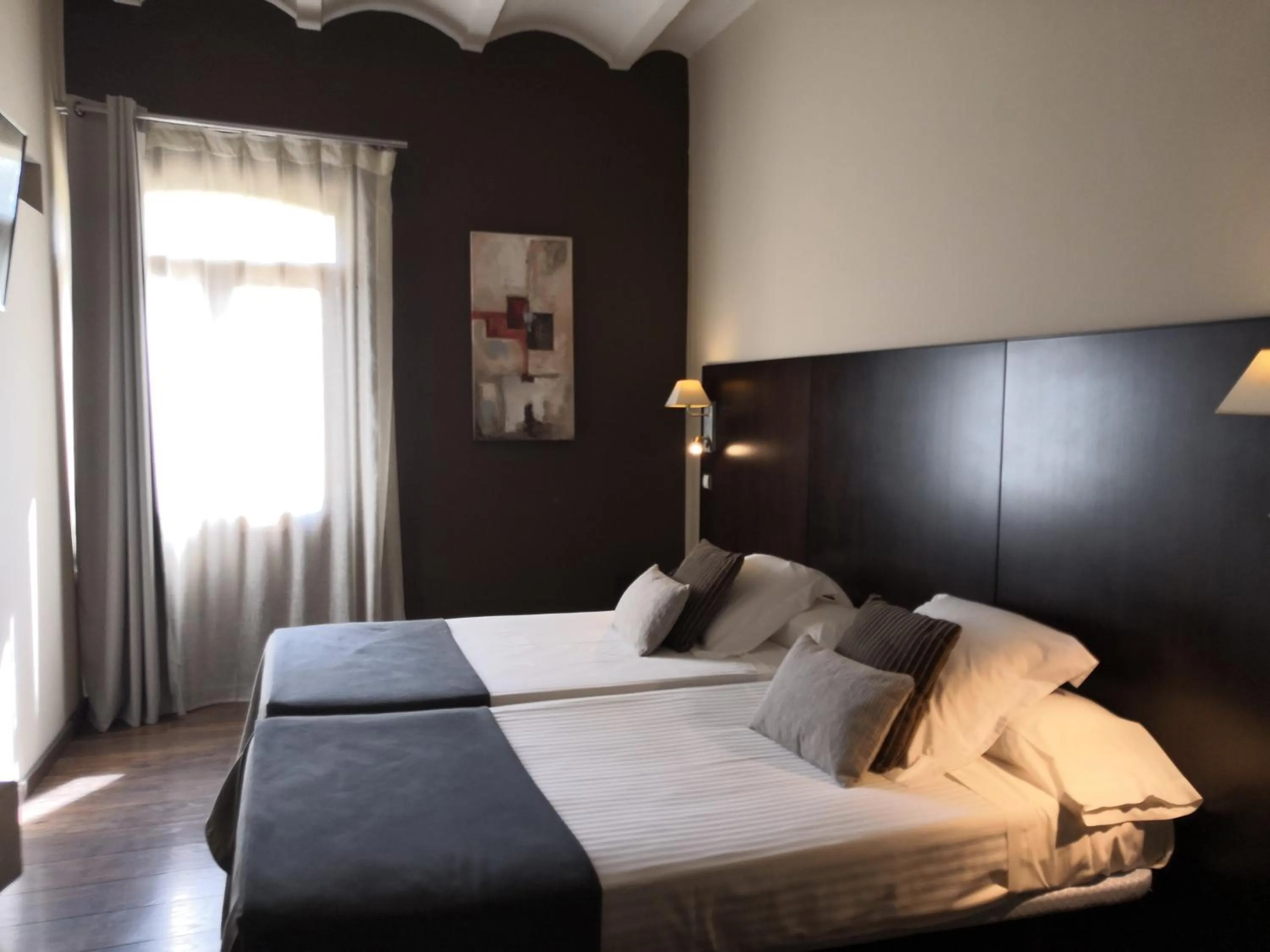 Bed in Molí Blanc Hotel