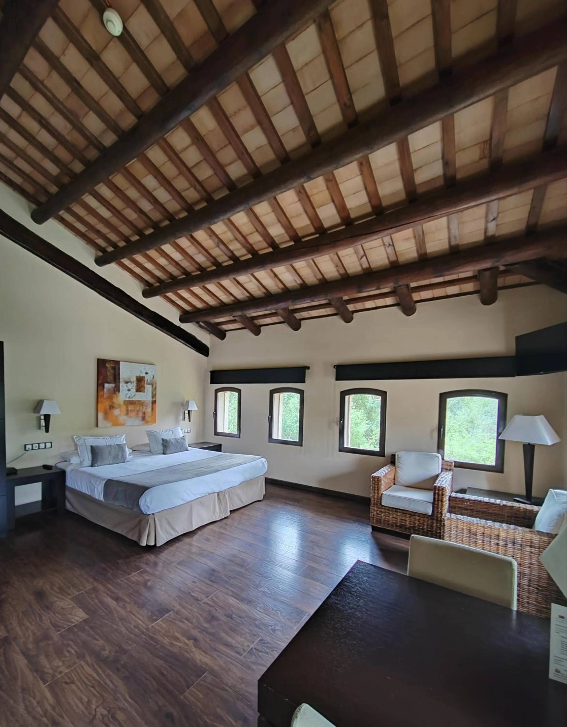 Photo of the whole room, Bed in Molí Blanc Hotel