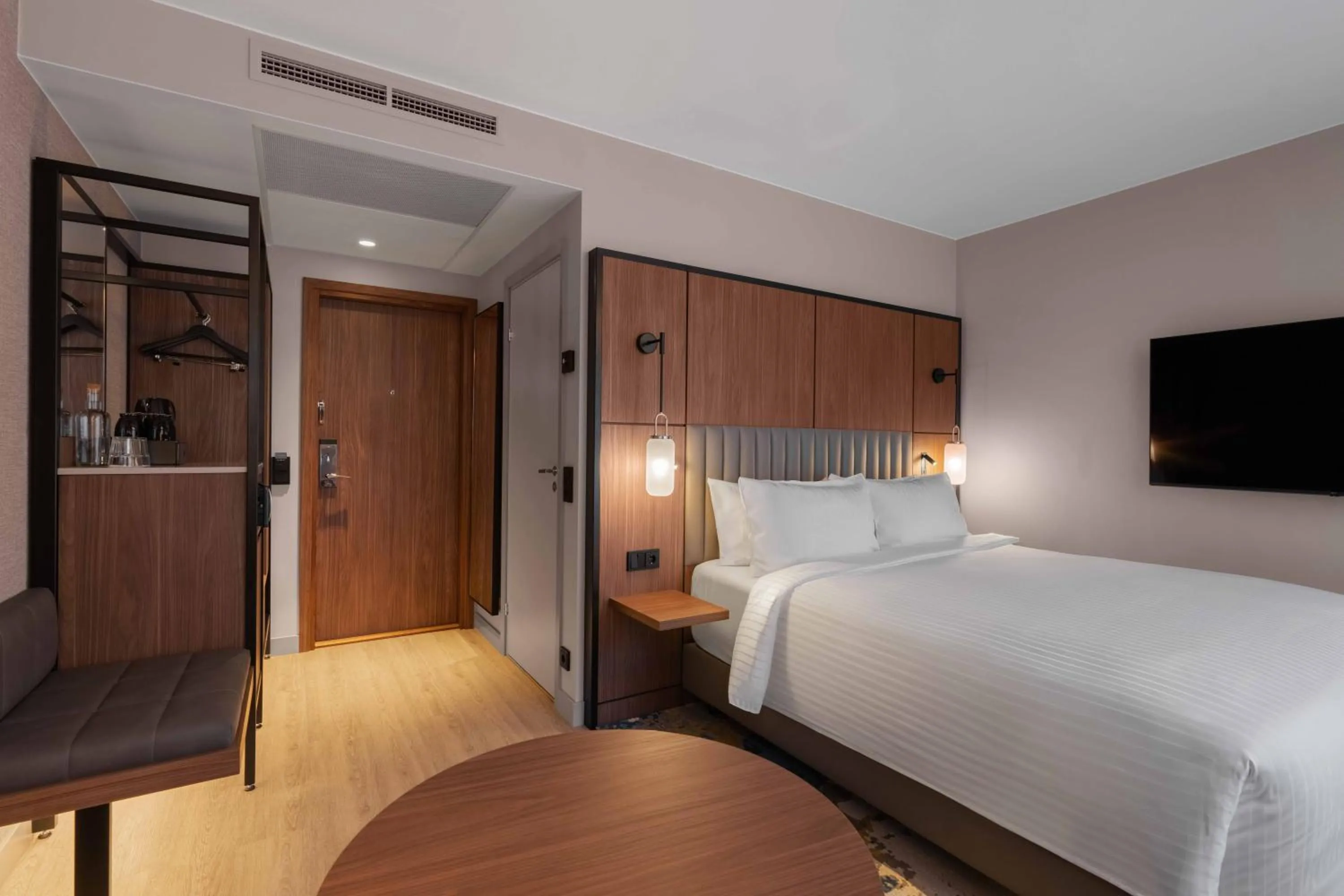 Bedroom, Bed in voco Stockholm - Kista by IHG