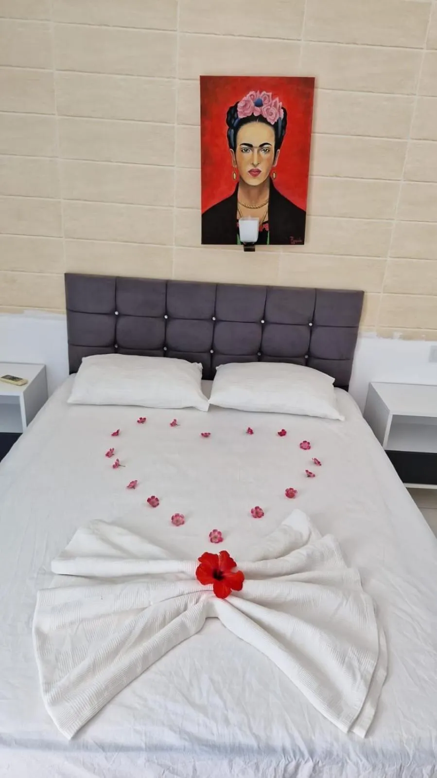 Bed in Forties Hotel Alanya