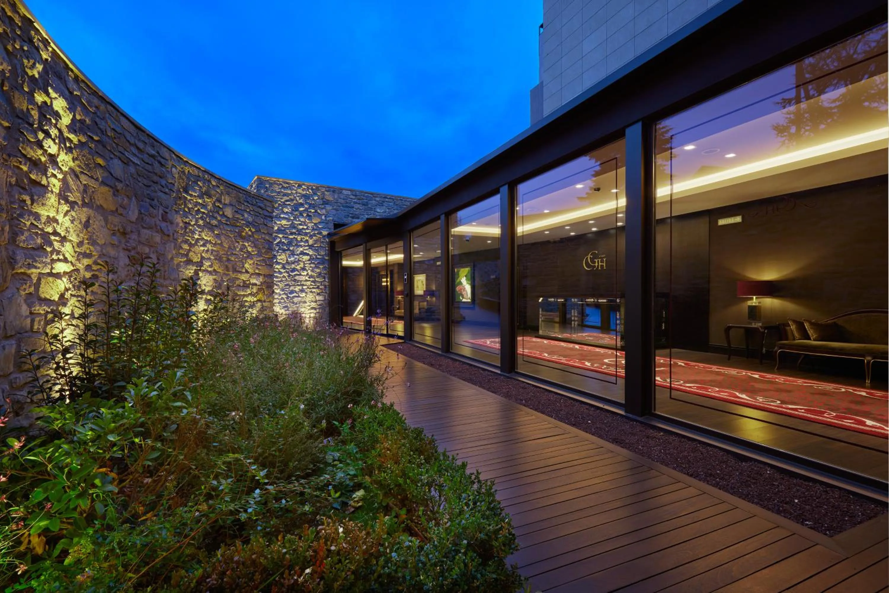 Lobby or reception in Hotel Castillo de Gorraiz&Spa