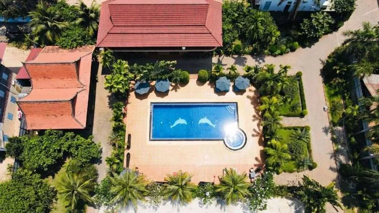 Pool view in Dara Reang Sey Angkor Hotel