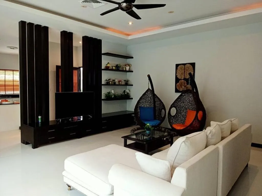 Living room in Phuket Lagoon Pool Villa