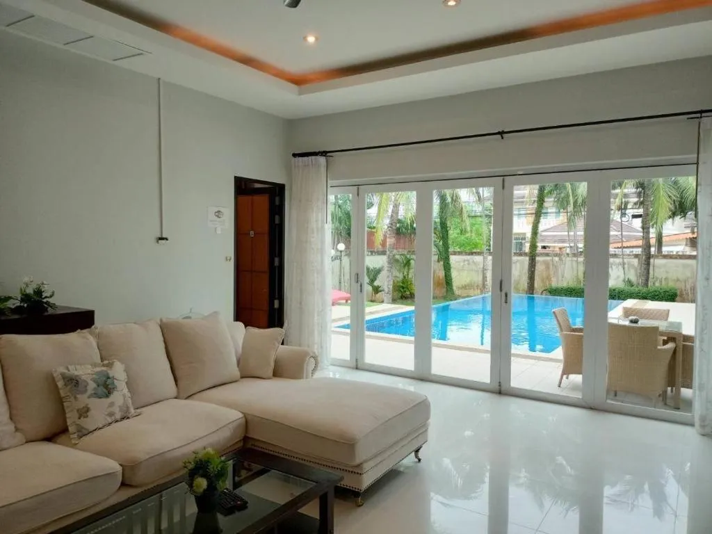 Living room in Phuket Lagoon Pool Villa