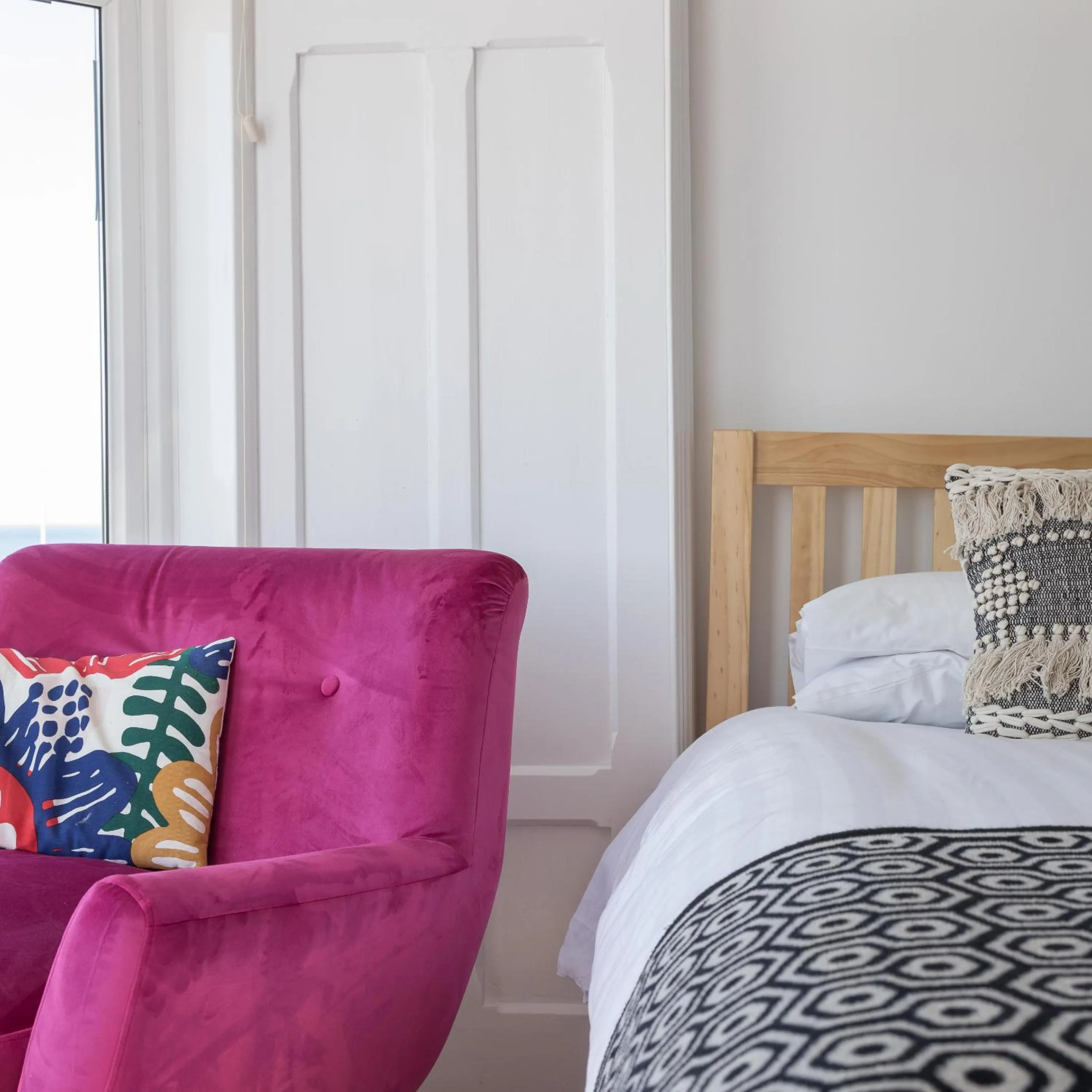 Bedroom, Bed in The Edge Of The Beach formally The Edgcumbe Hotel