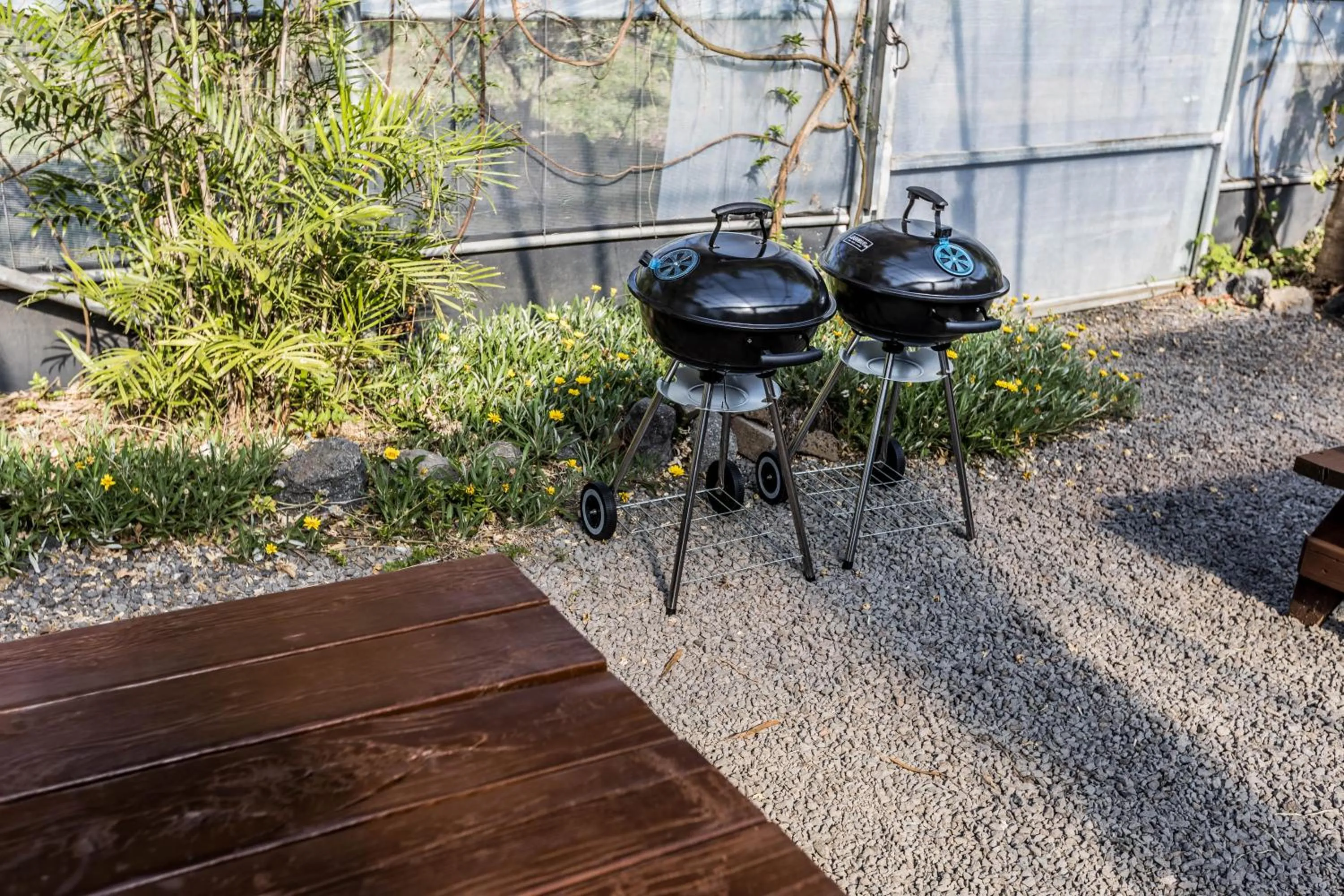 BBQ facilities in Jeju Pine Beach Pension