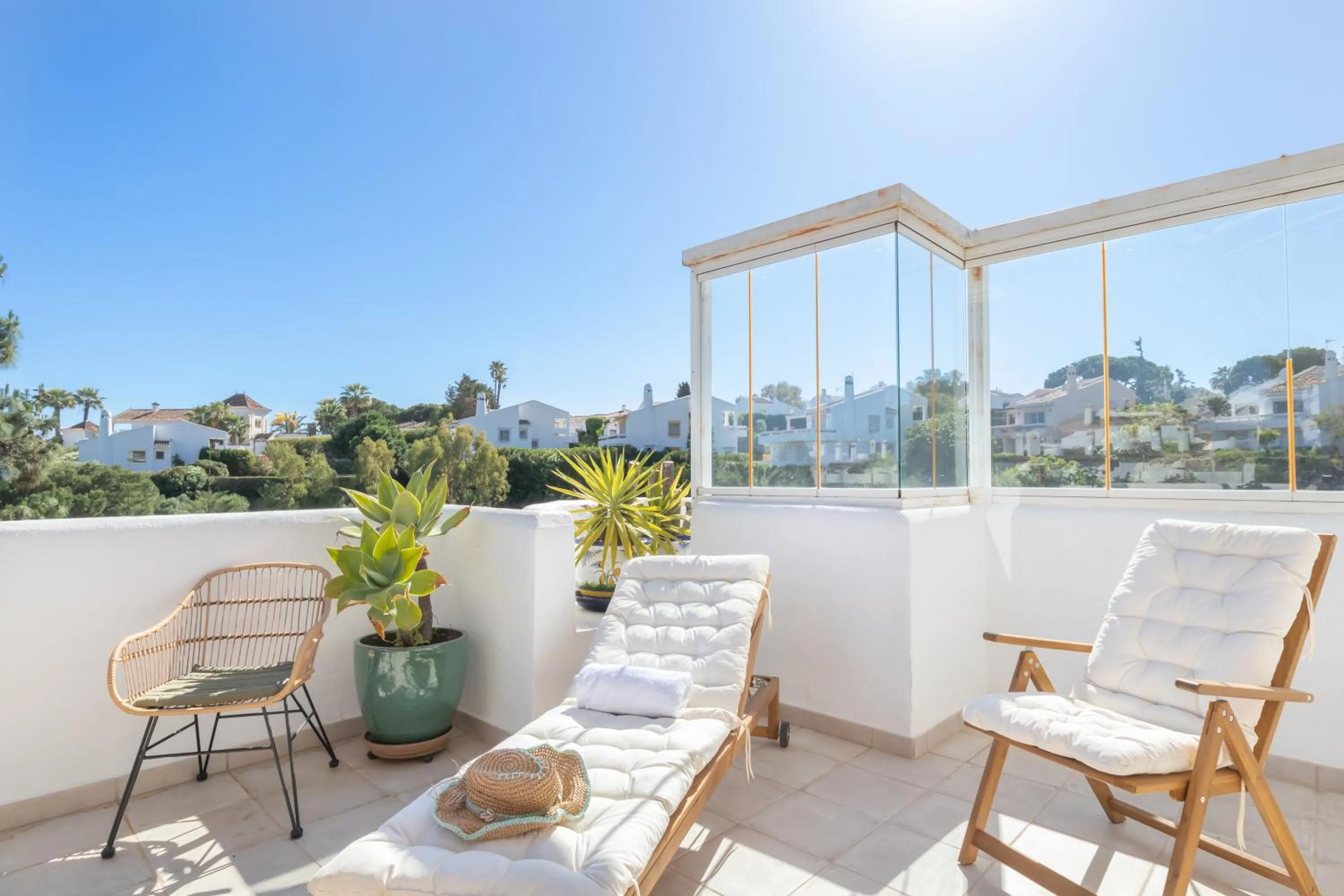 Balcony/Terrace in Calahonda Golf - Happy Rentals