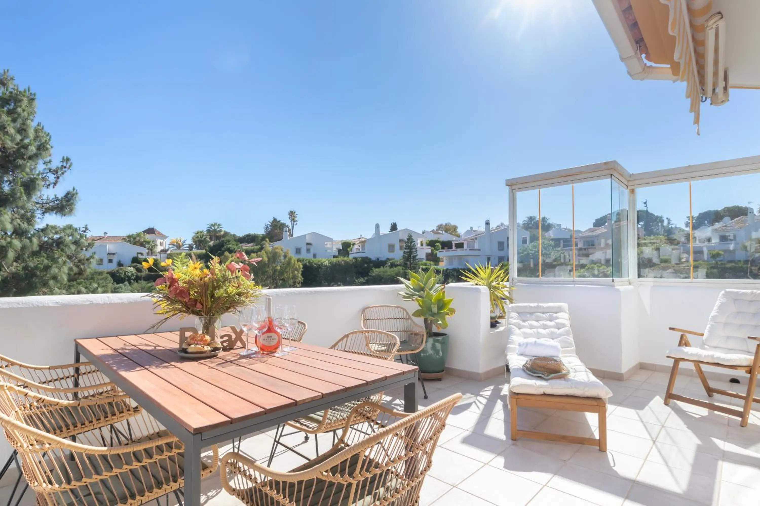Balcony/Terrace in Calahonda Golf - Happy Rentals
