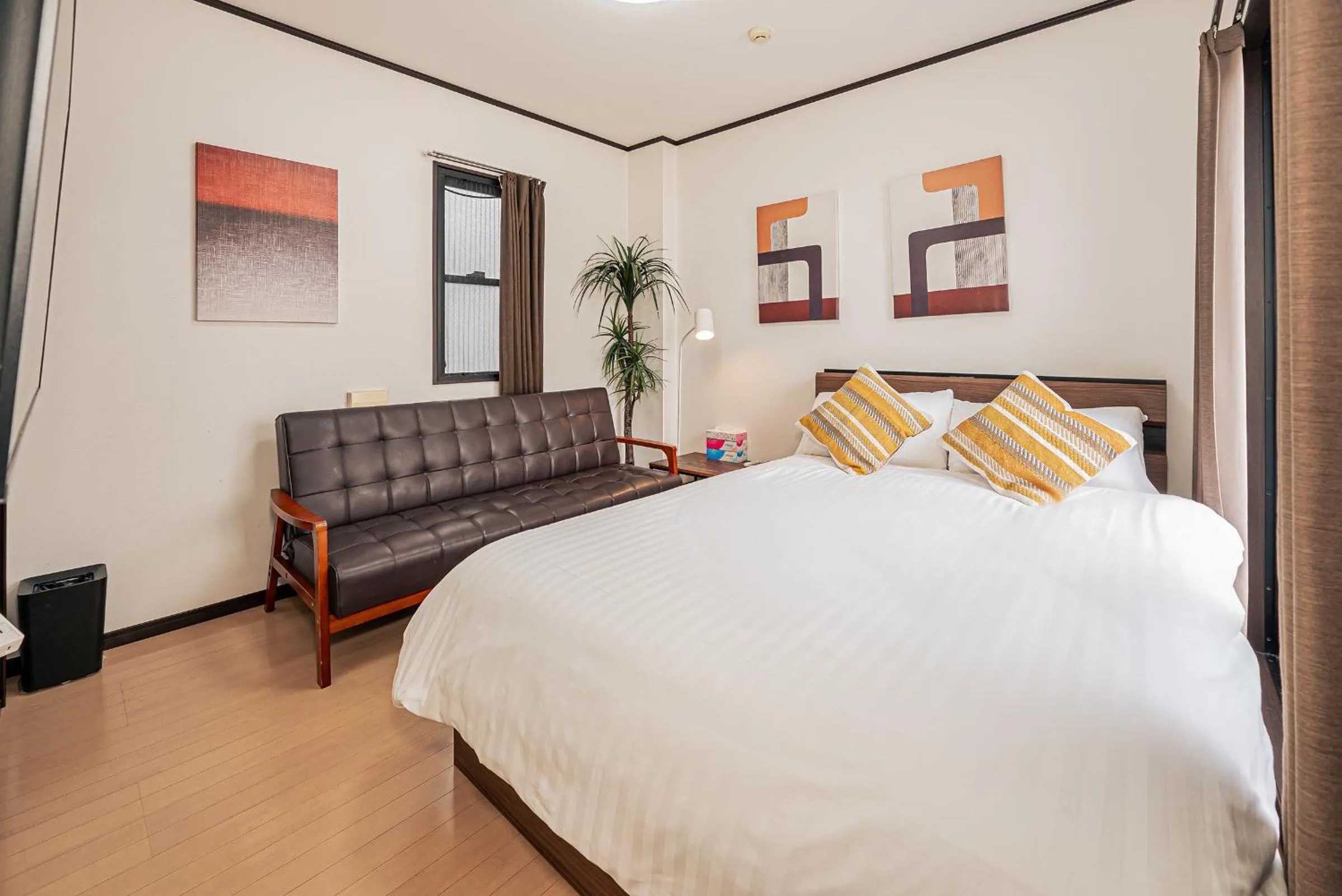 Bed in Japan House Oshiage