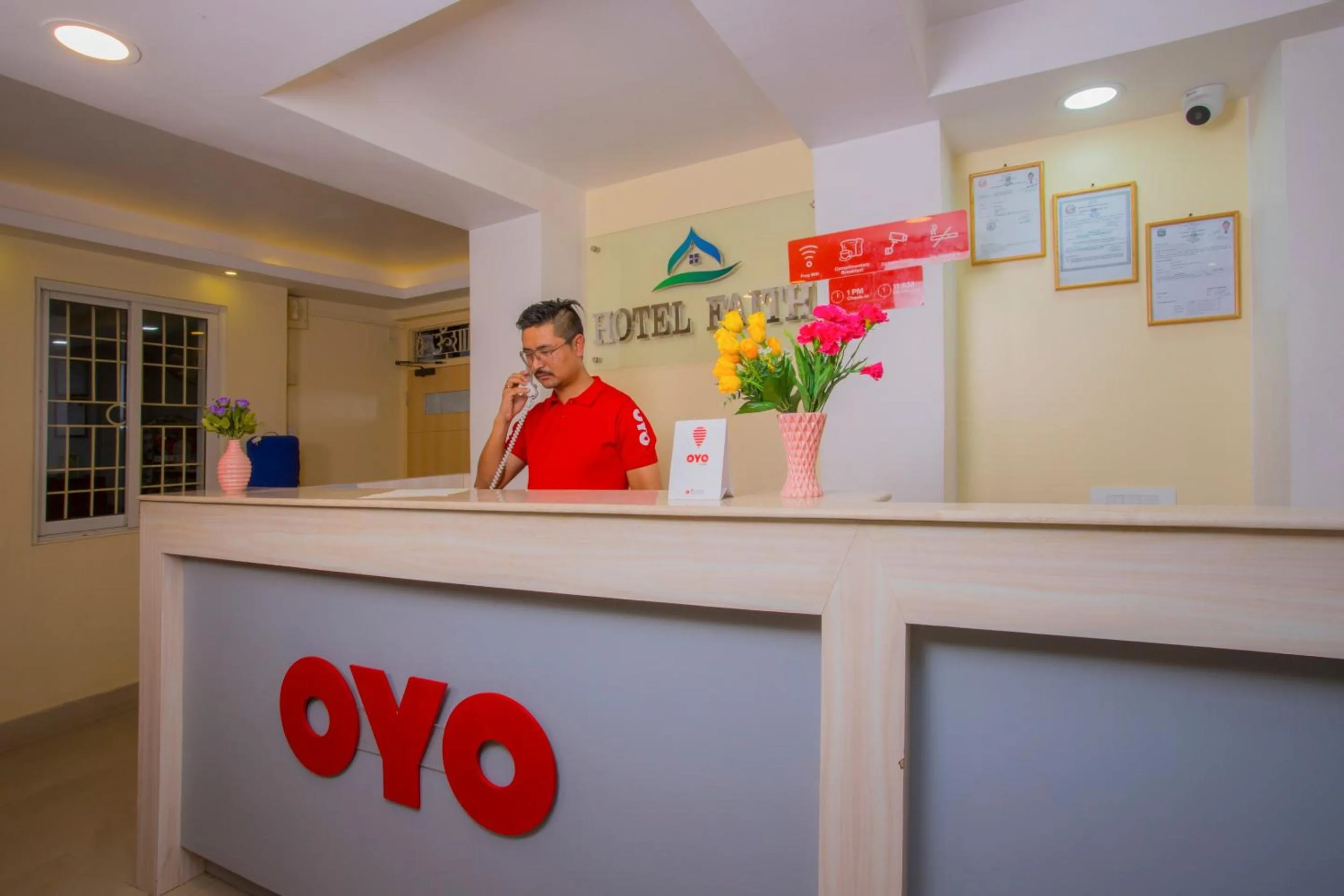 Lobby or reception in OYO 262 Hotel Kumari