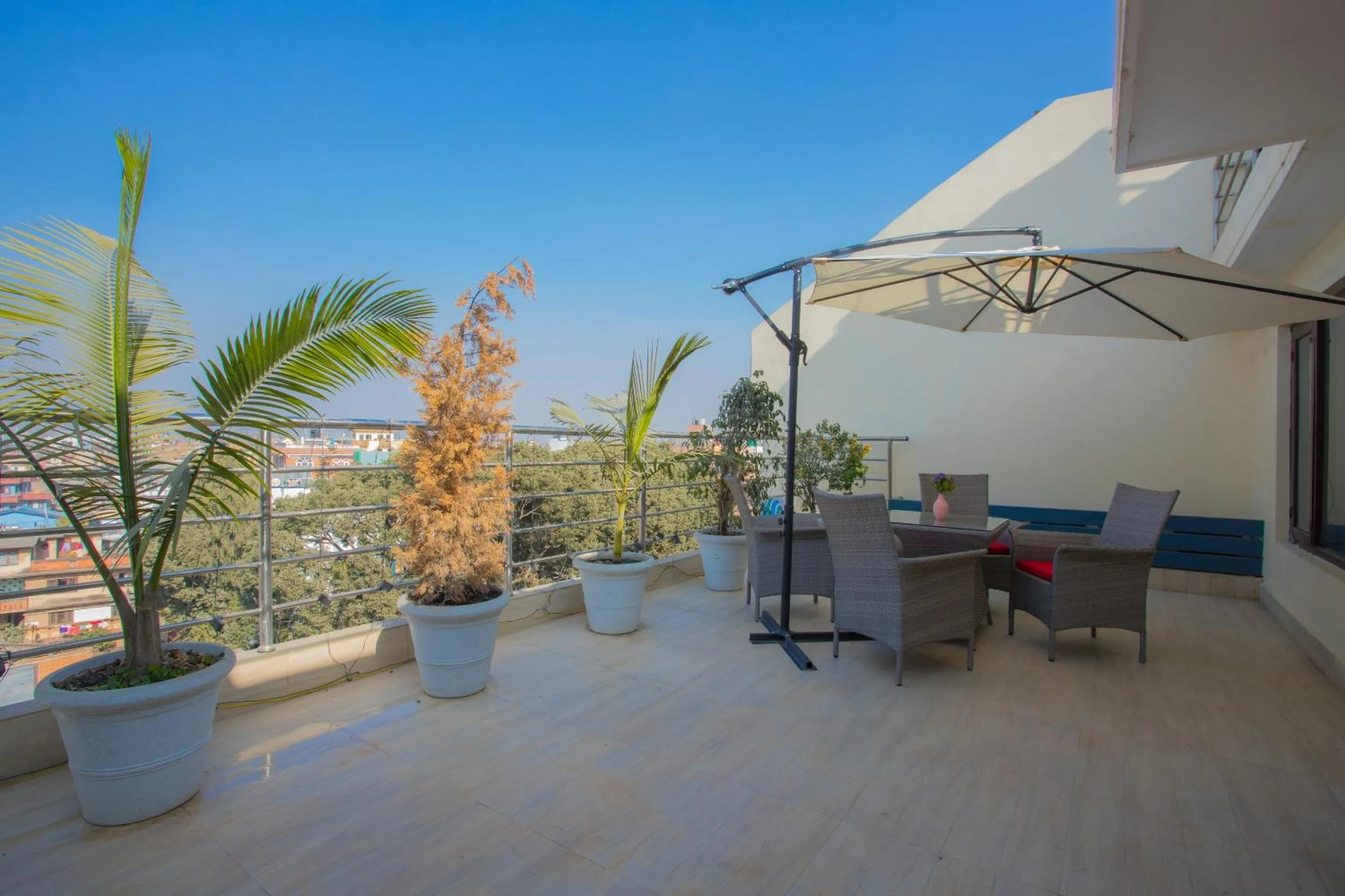 Balcony/Terrace in OYO 262 Hotel Kumari