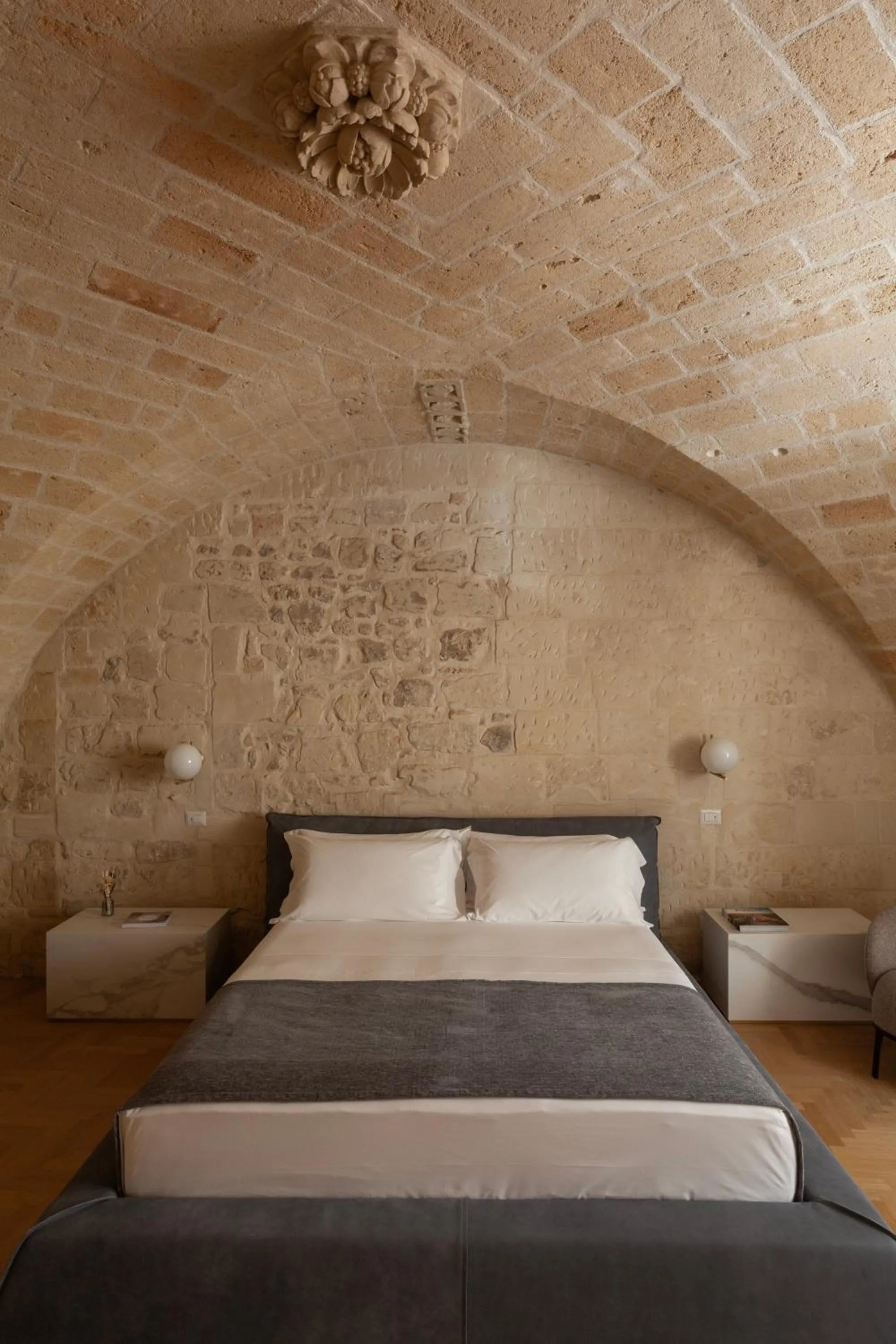 Bed in Palazzo Zimara Boutique Hotel - The D'Angelo Family Collection
