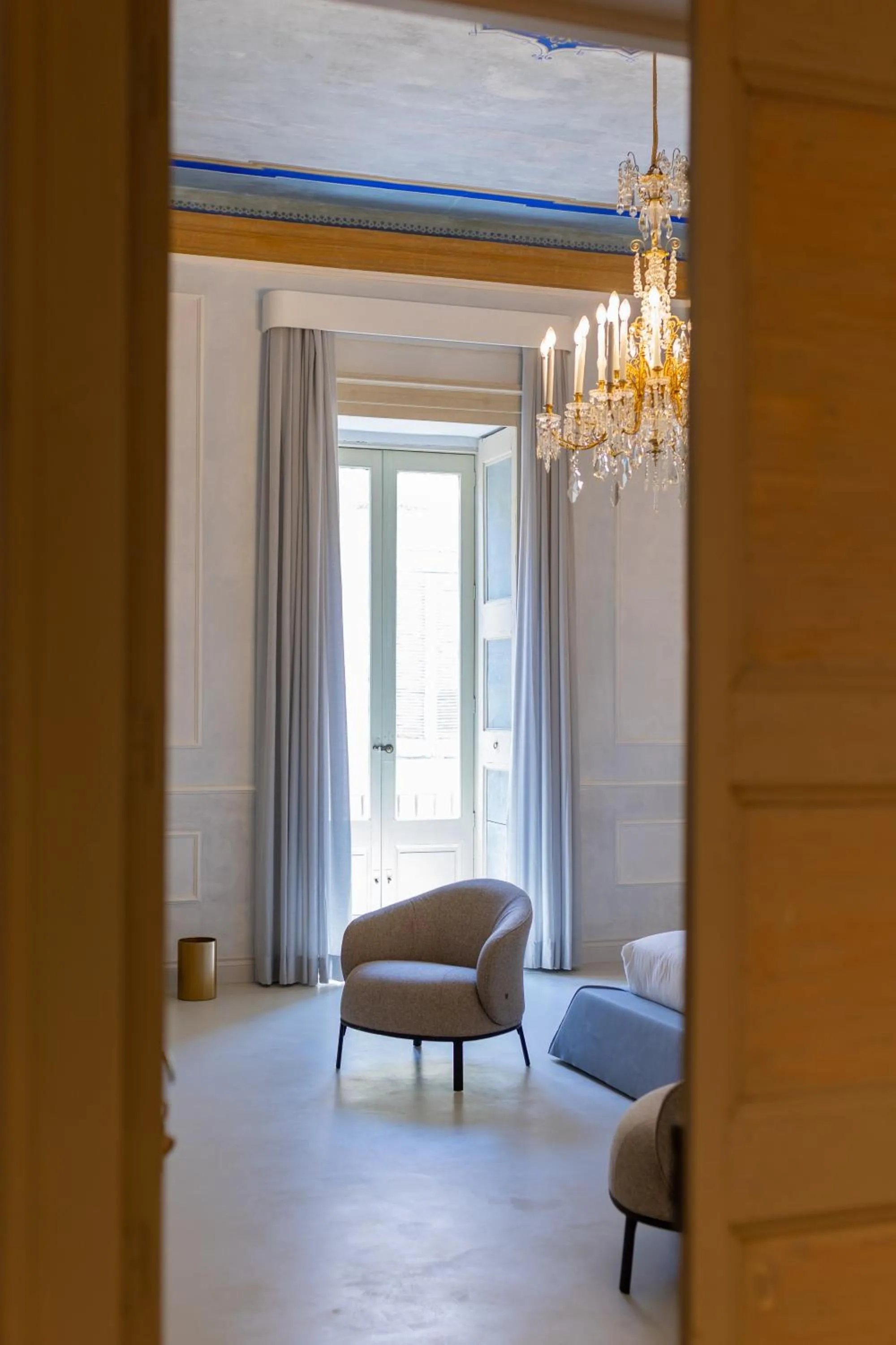 Photo of the whole room, Bed in Palazzo Zimara Boutique Hotel - The D'Angelo Family Collection