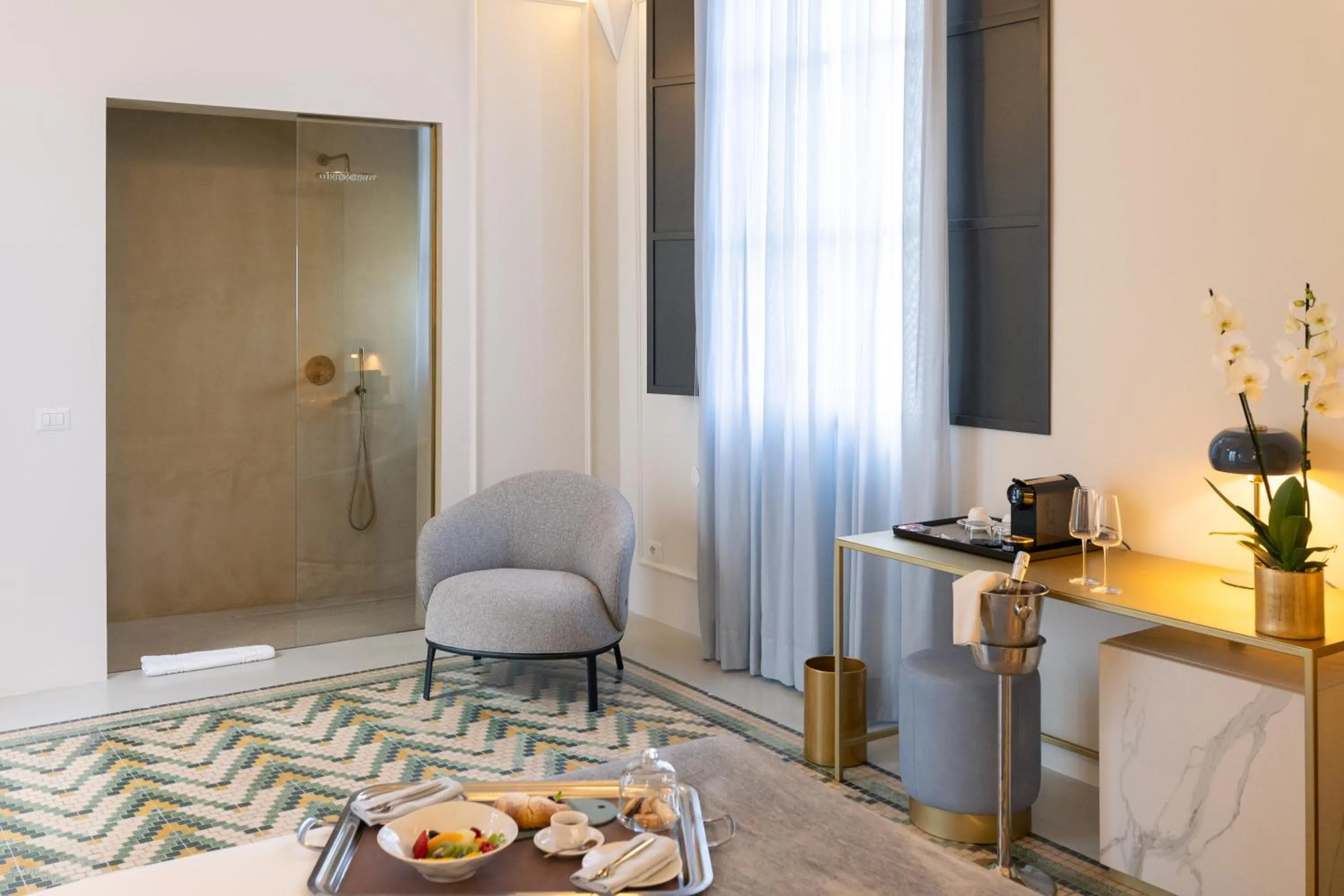 Bedroom in Palazzo Zimara Boutique Hotel - The D'Angelo Family Collection
