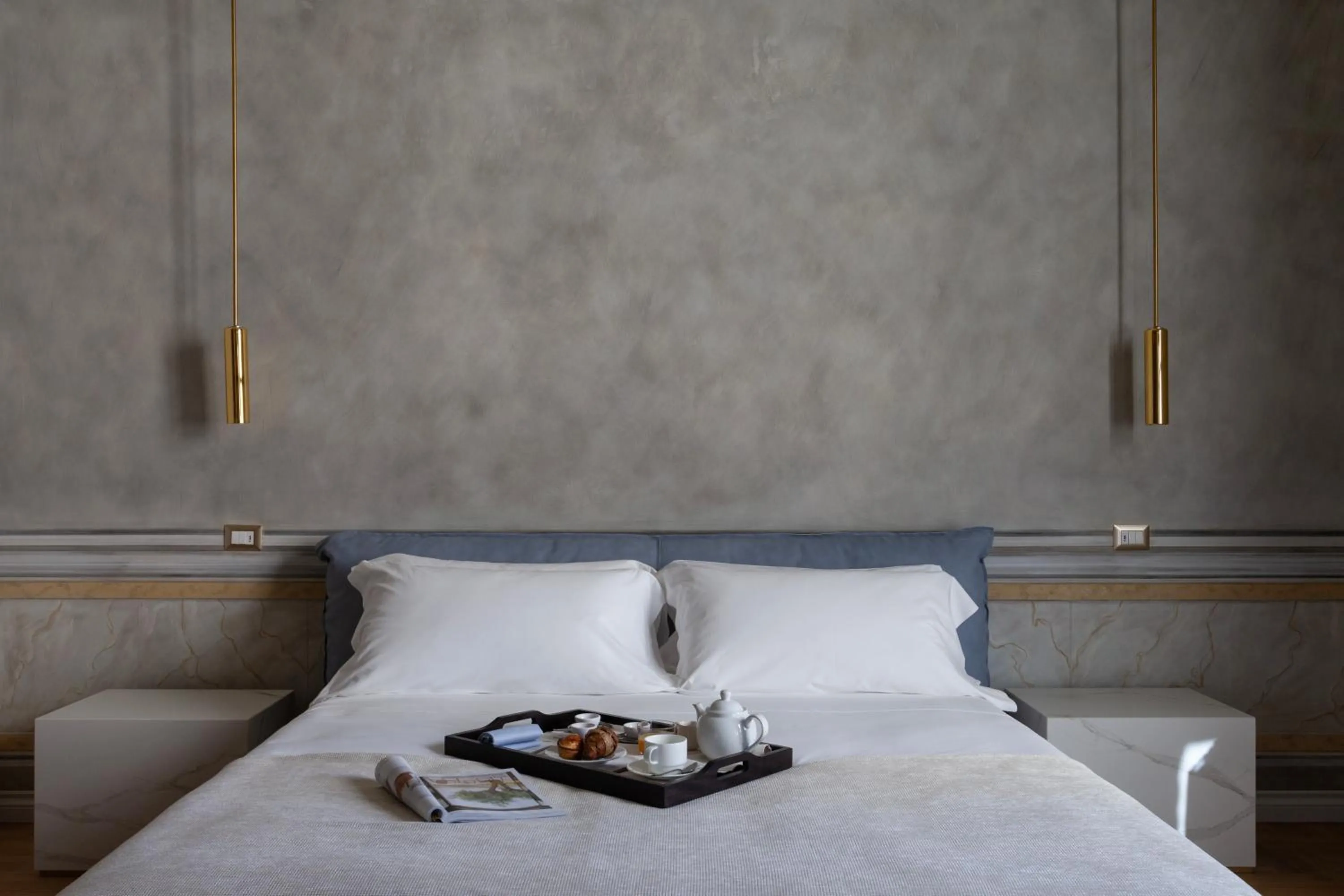 Bed in Palazzo Zimara Boutique Hotel - The D'Angelo Family Collection