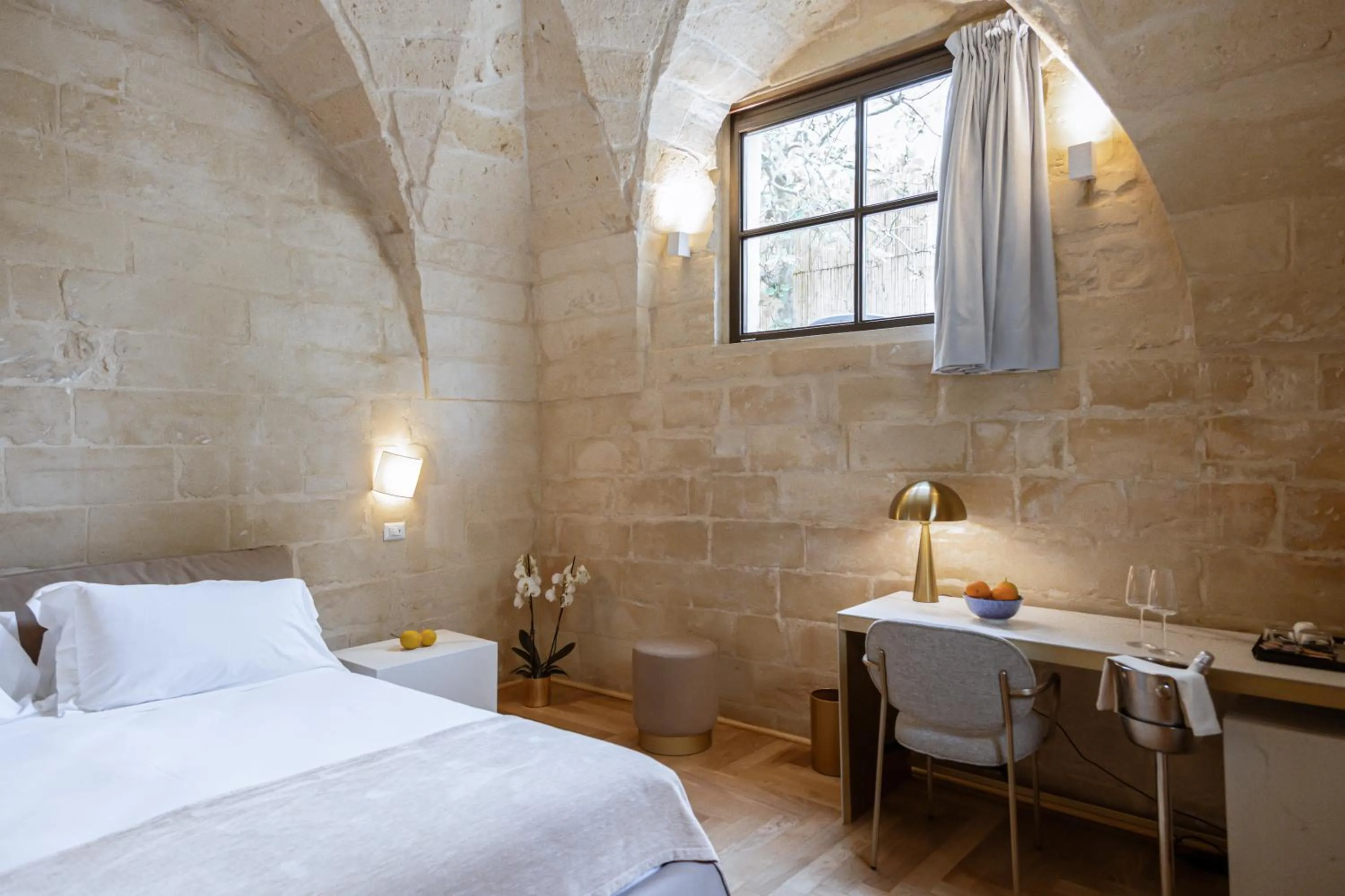 Bed in Palazzo Zimara Boutique Hotel - The D'Angelo Family Collection