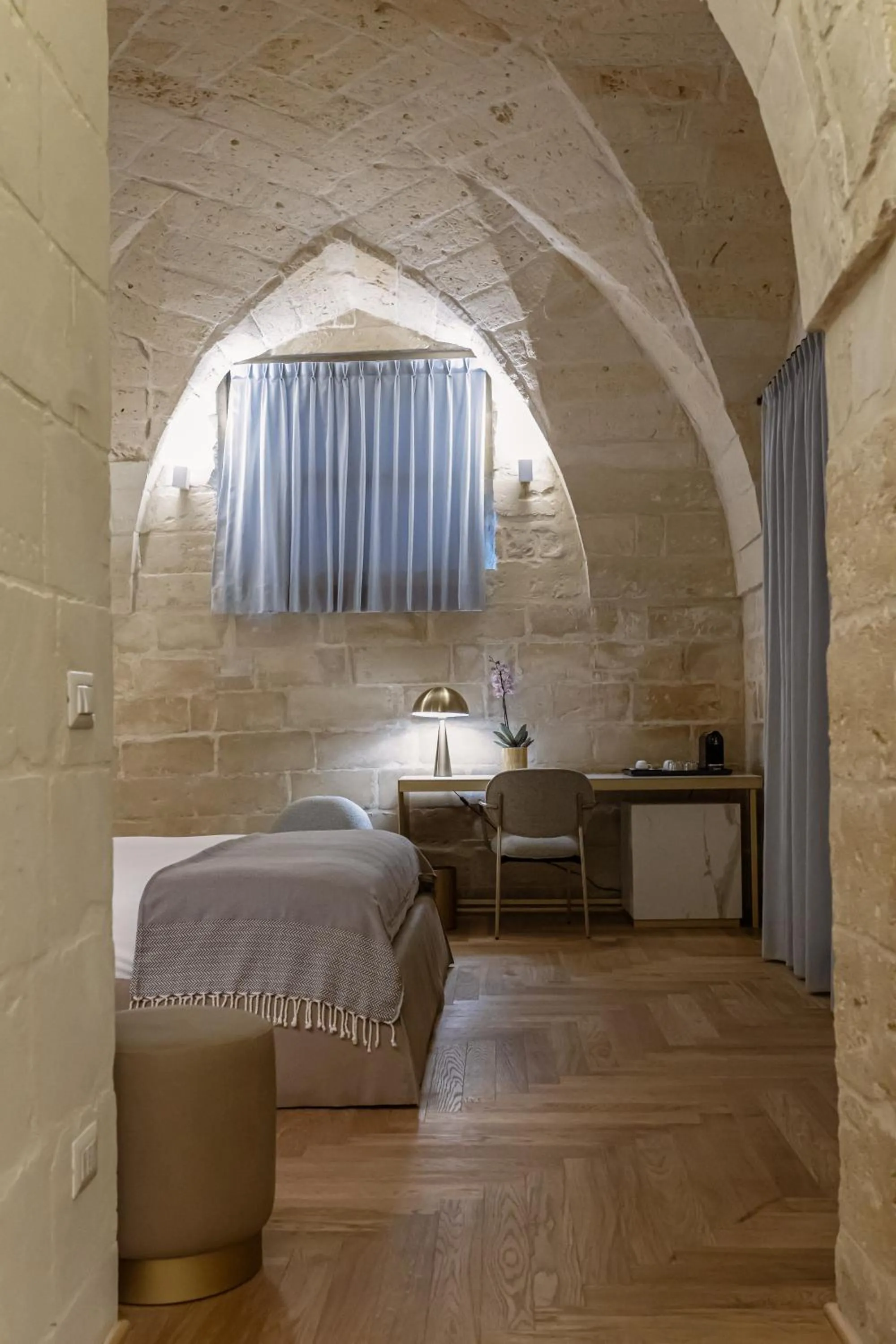 Bed in Palazzo Zimara Boutique Hotel - The D'Angelo Family Collection