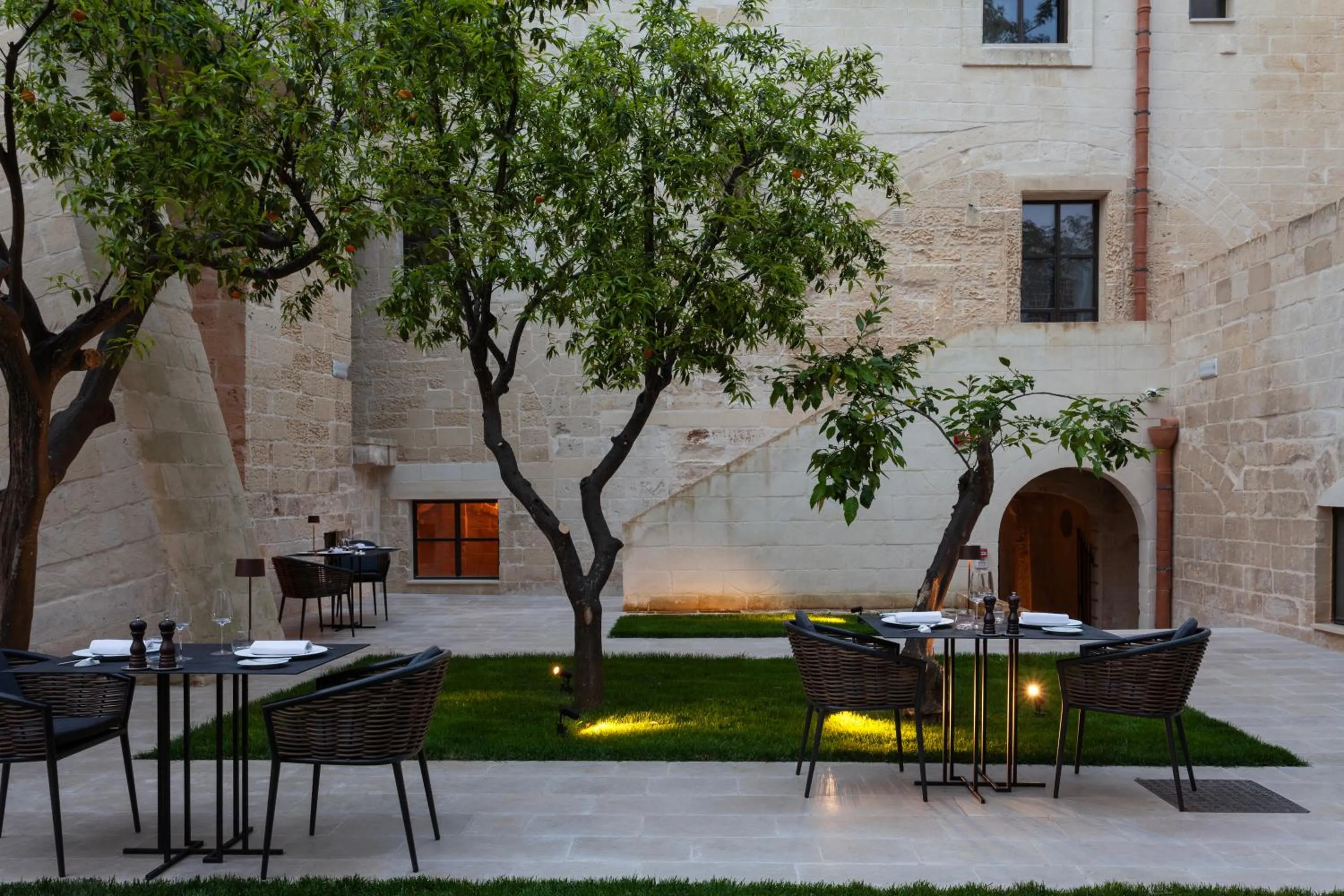 Garden in Palazzo Zimara Boutique Hotel - The D'Angelo Family Collection