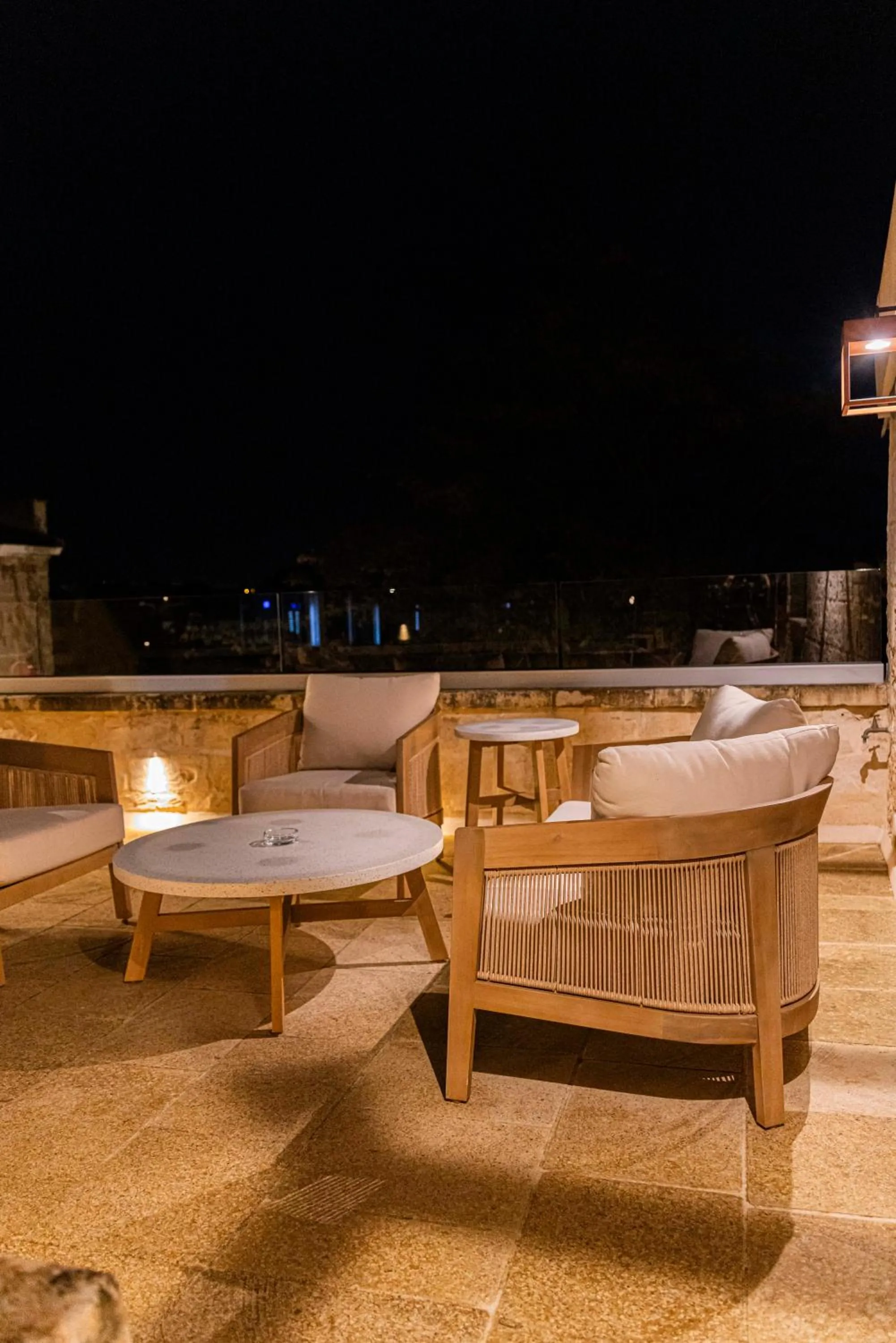 Patio in Palazzo Zimara Boutique Hotel - The D'Angelo Family Collection
