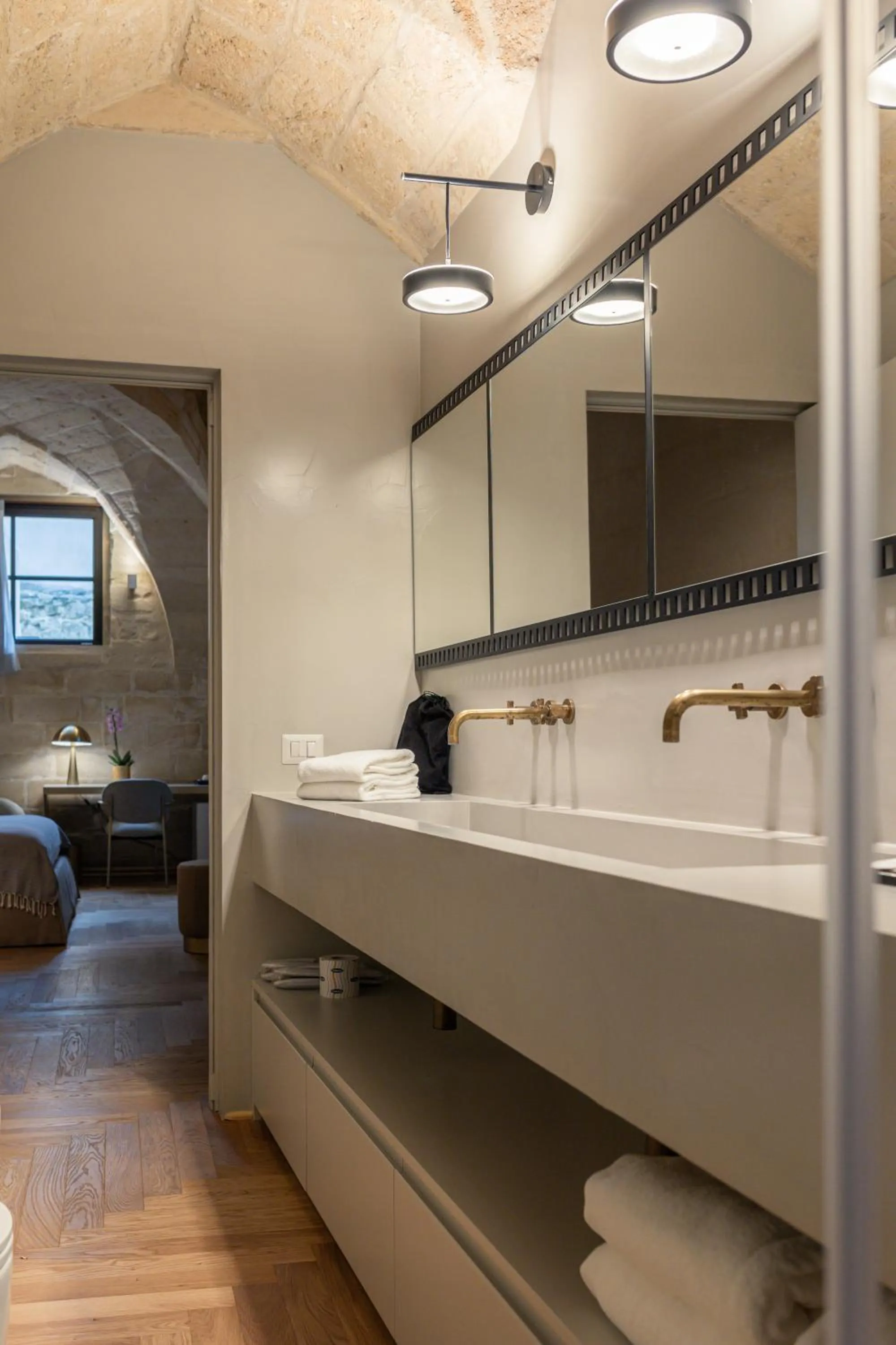 Bathroom in Palazzo Zimara Boutique Hotel - The D'Angelo Family Collection