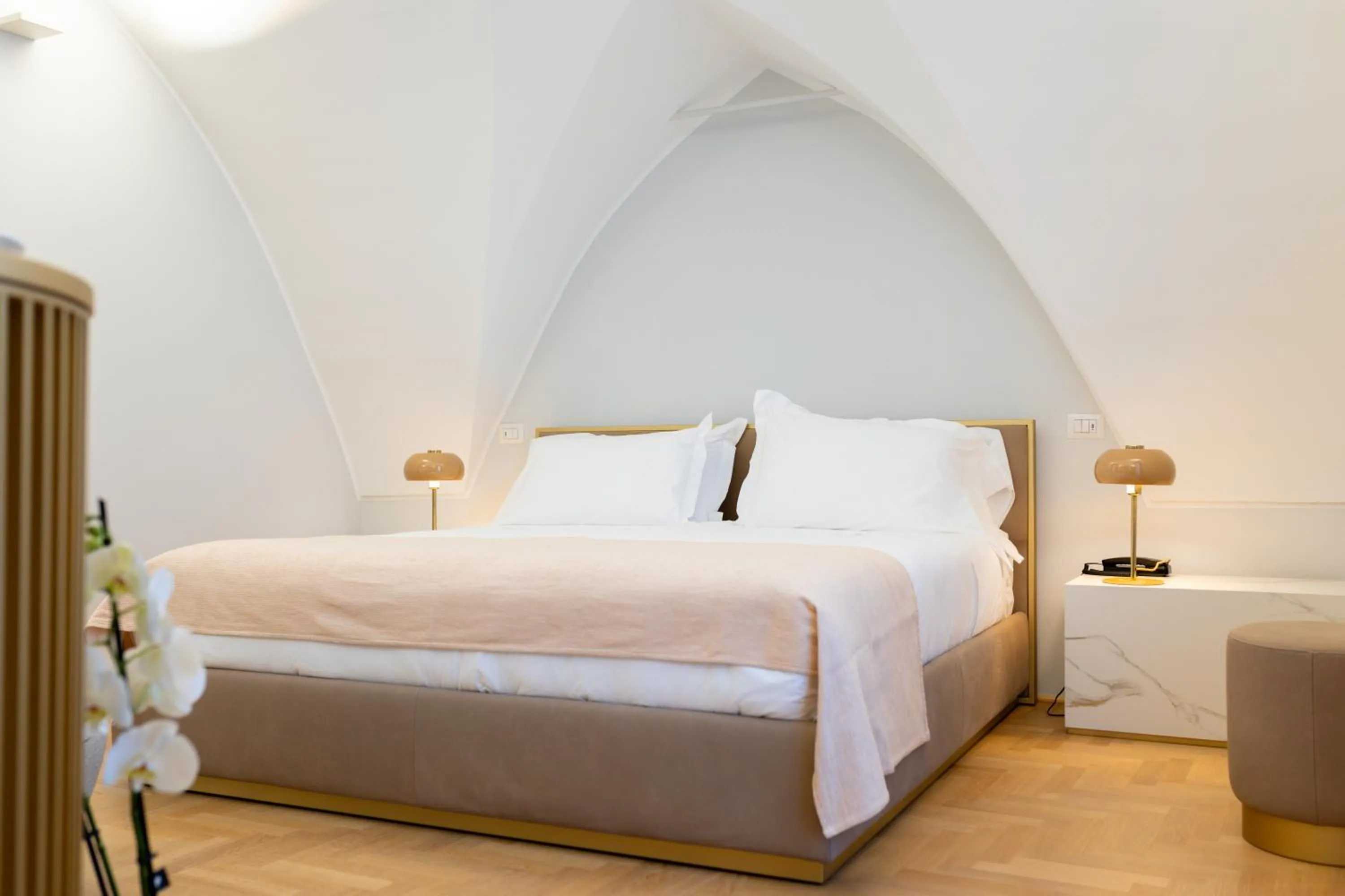 Bedroom, Bed in Palazzo Zimara Boutique Hotel - The D'Angelo Family Collection