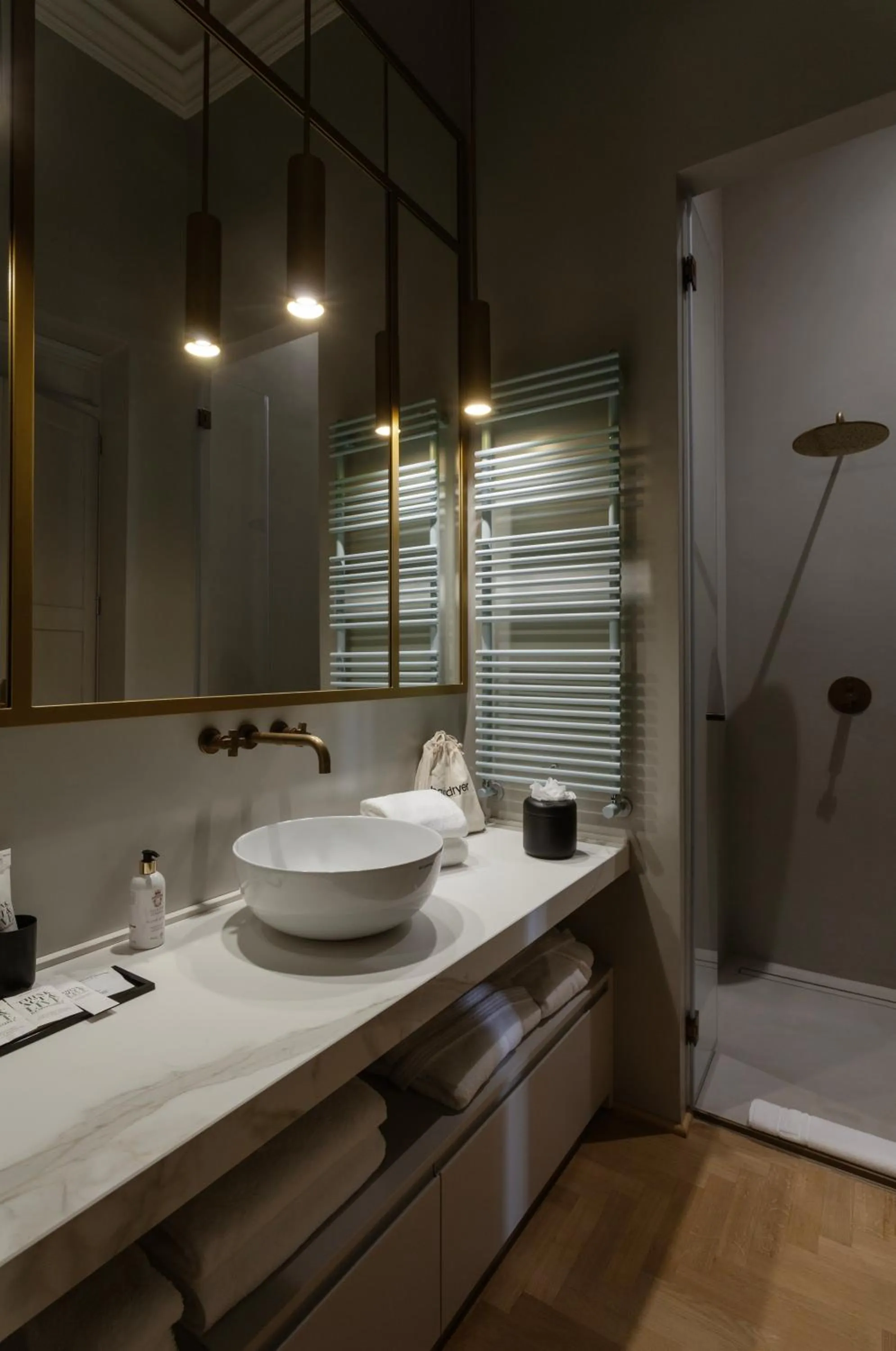 Shower in Palazzo Zimara Boutique Hotel - The D'Angelo Family Collection