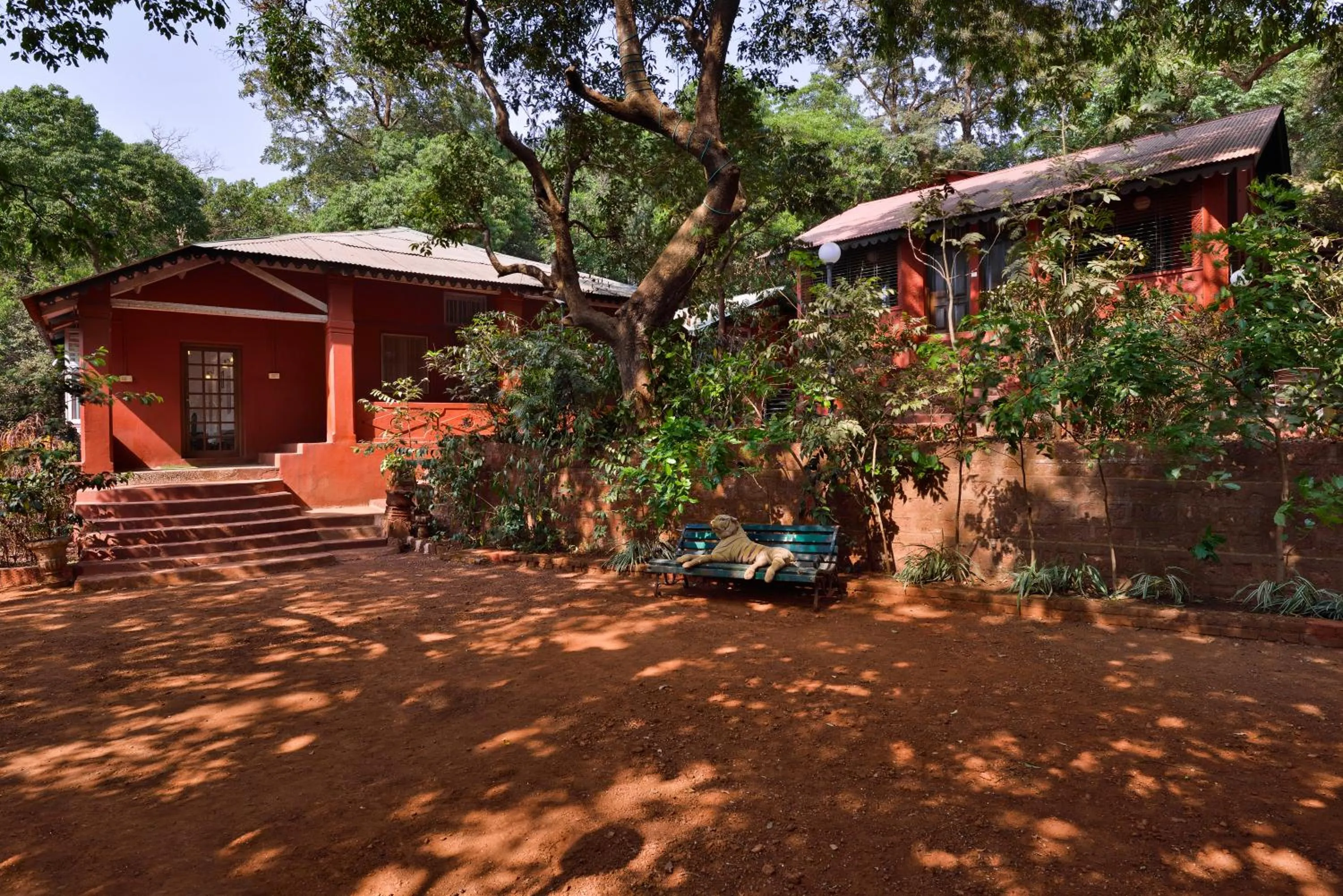 Garden in Radha Cottage Resort
