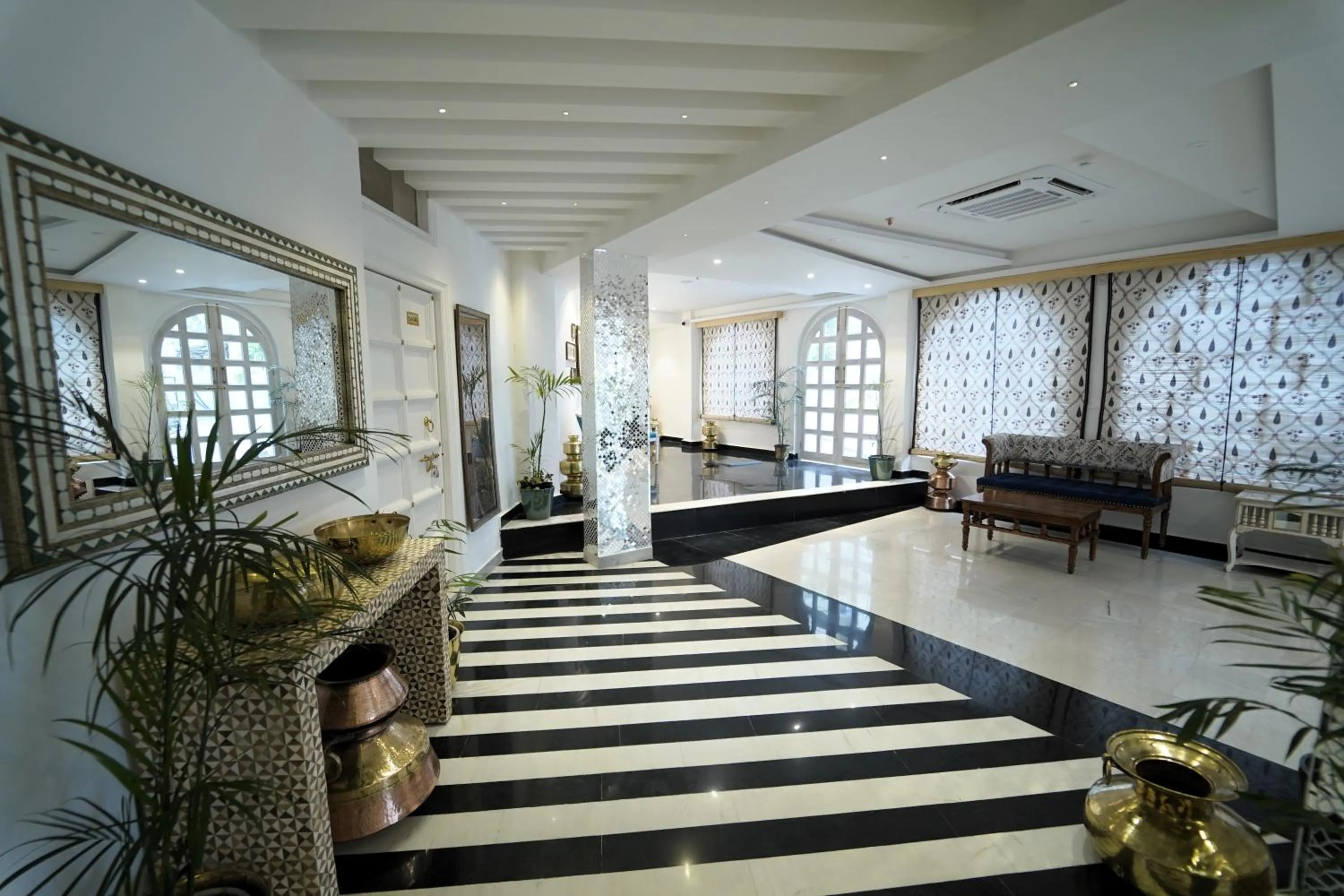 Seating area in Grandrosse Boutique - Pichola Lake Facing Hotel