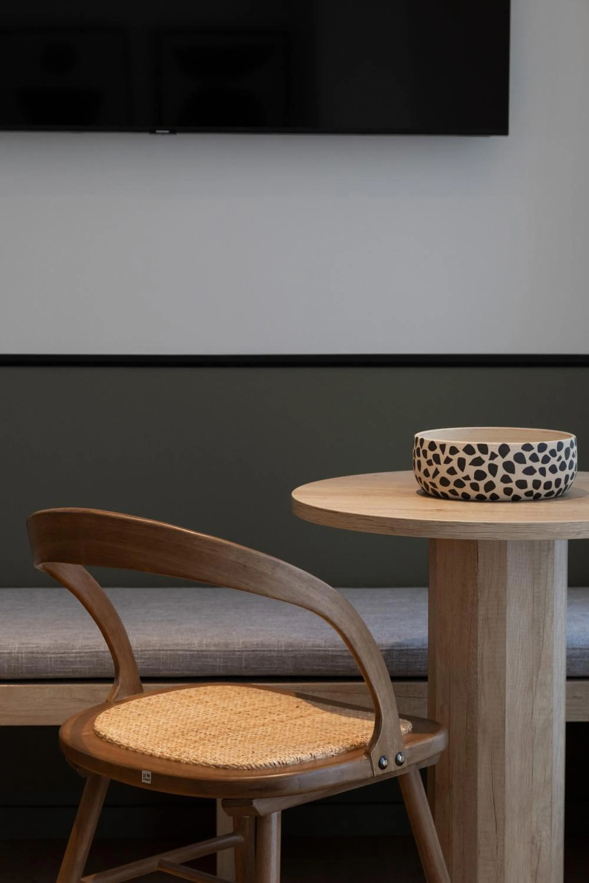 Seating area in Rebalance Apartments