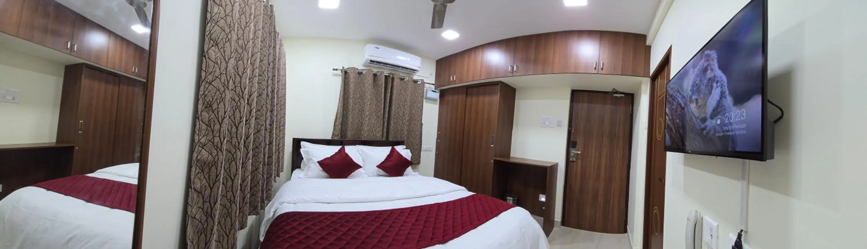 Bed in Hotel NJ RESIDENCY NEAR DLF IT PARK, RMZ SOFTWARE PARK, L&T ECC, CHENNAI TRADE CENTRE & MIOT