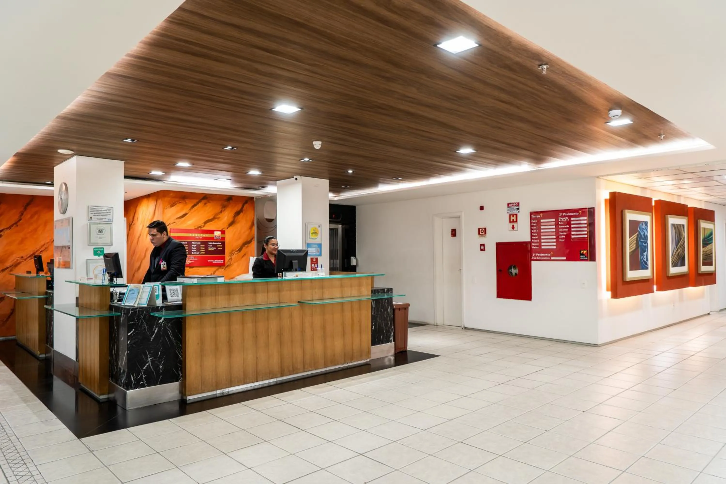 Lobby or reception in Hotel Praia Centro