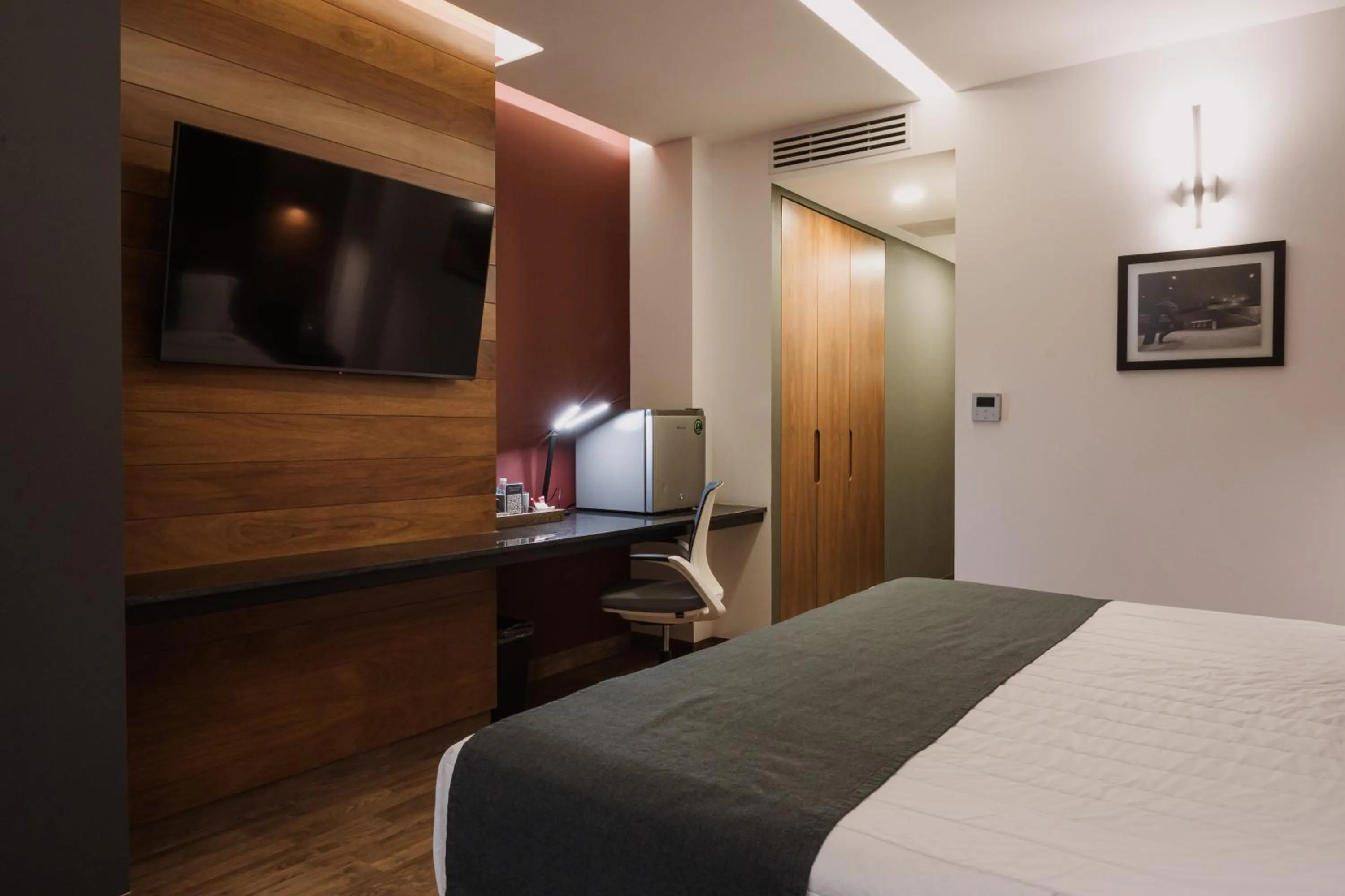 Bed in Hotel Noite Business Class