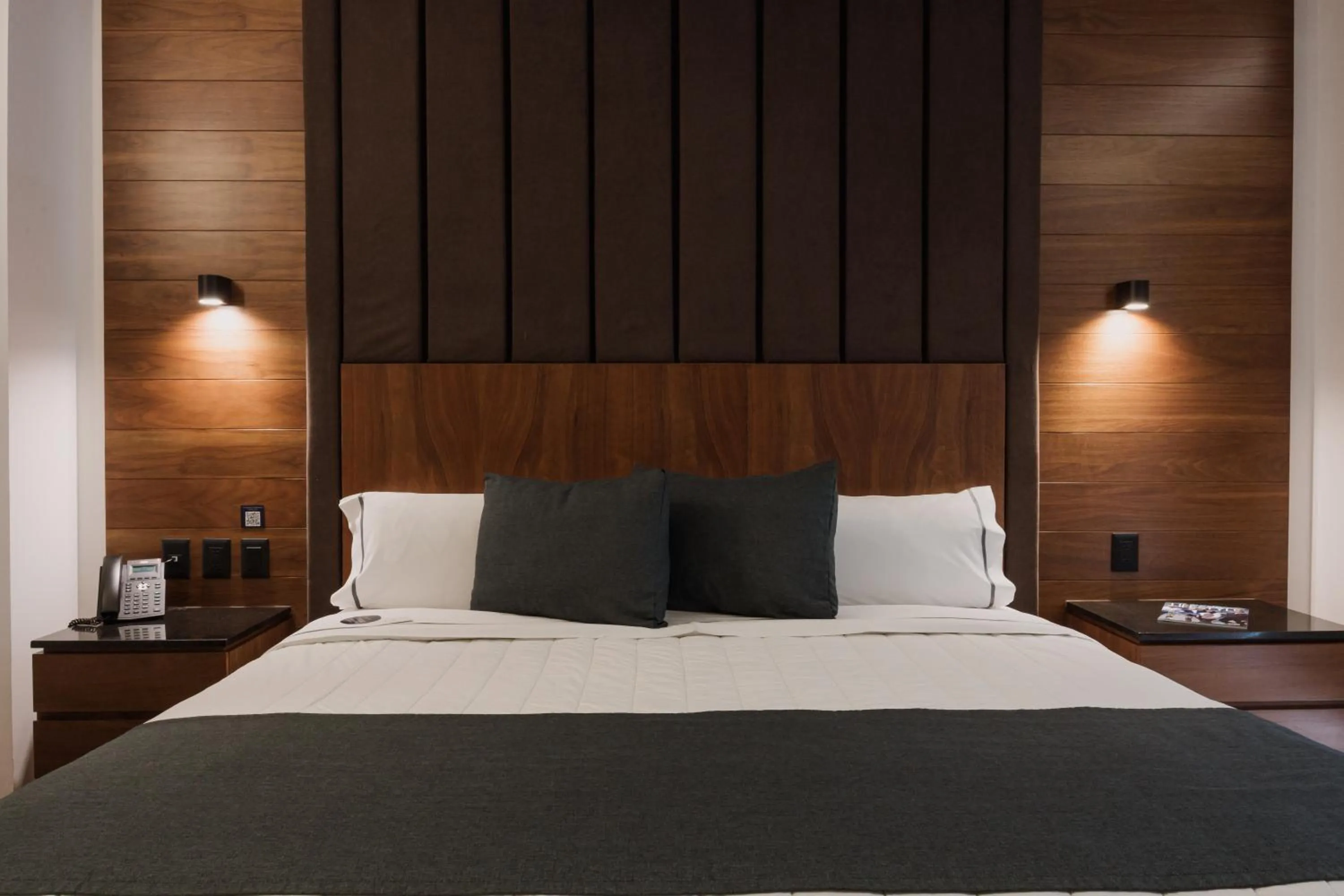 Bed in Hotel Noite Business Class