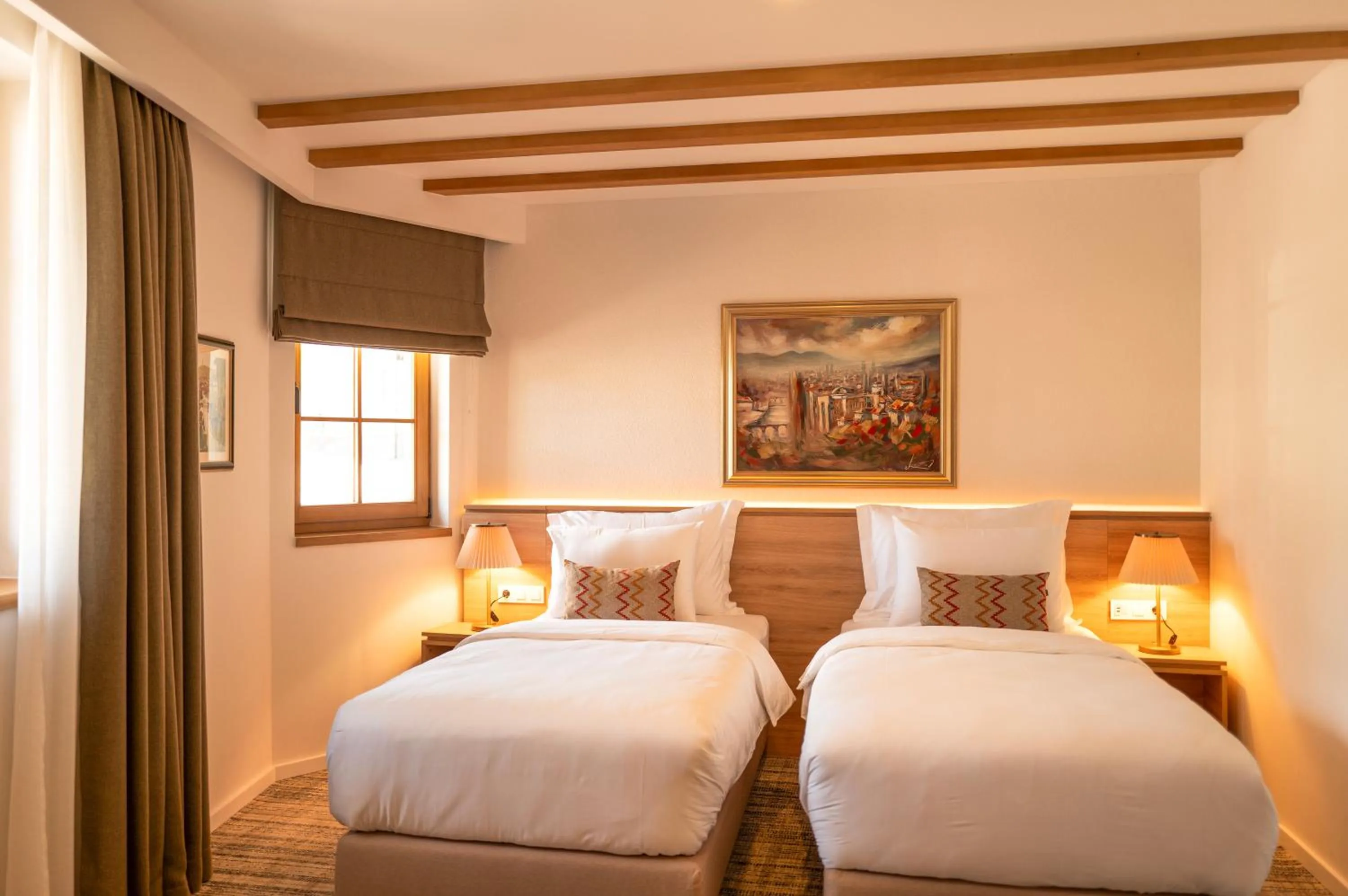 Bed in Hotel Baškuća Sarajevo