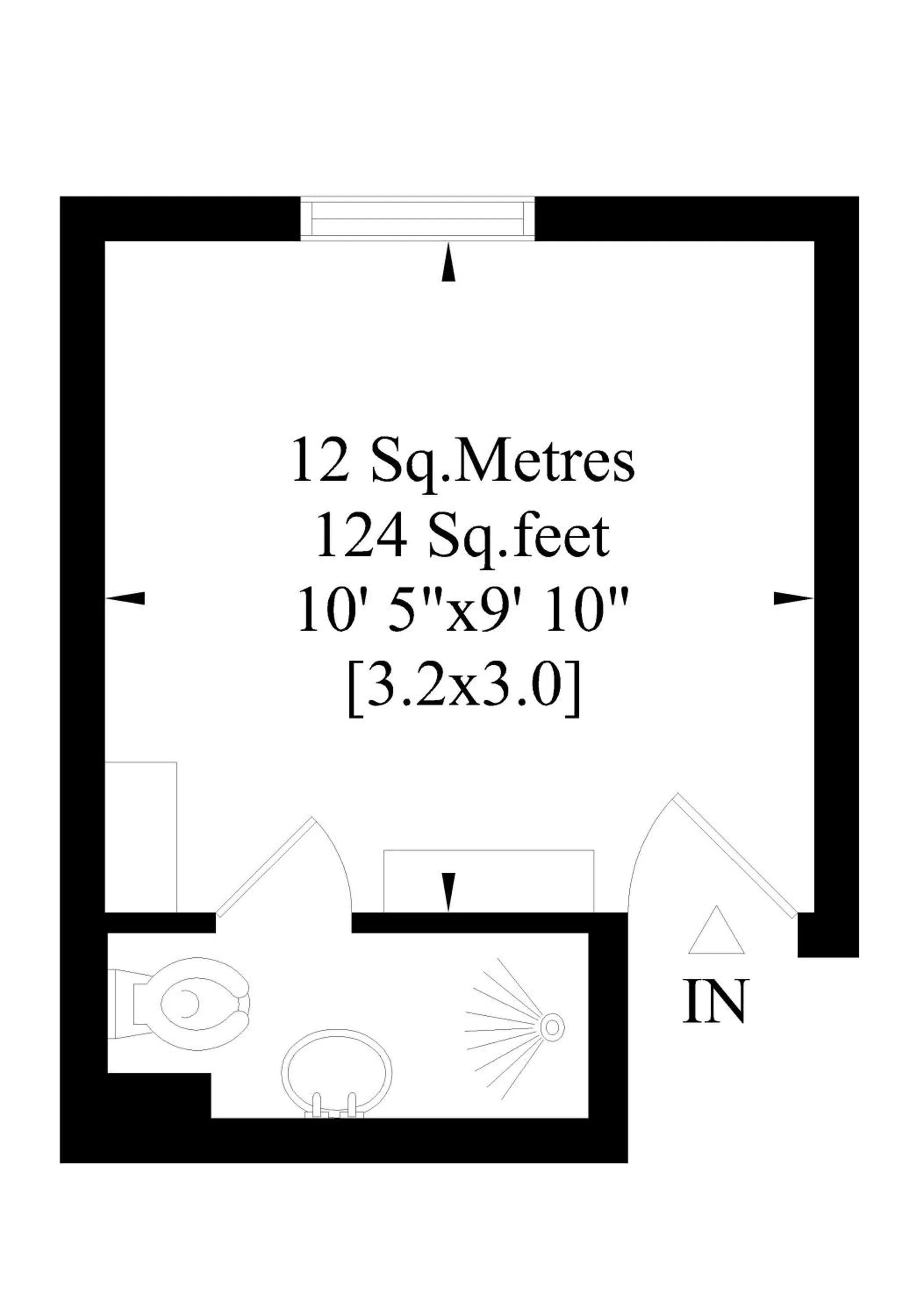 Floor plan in Crestfield Hotel